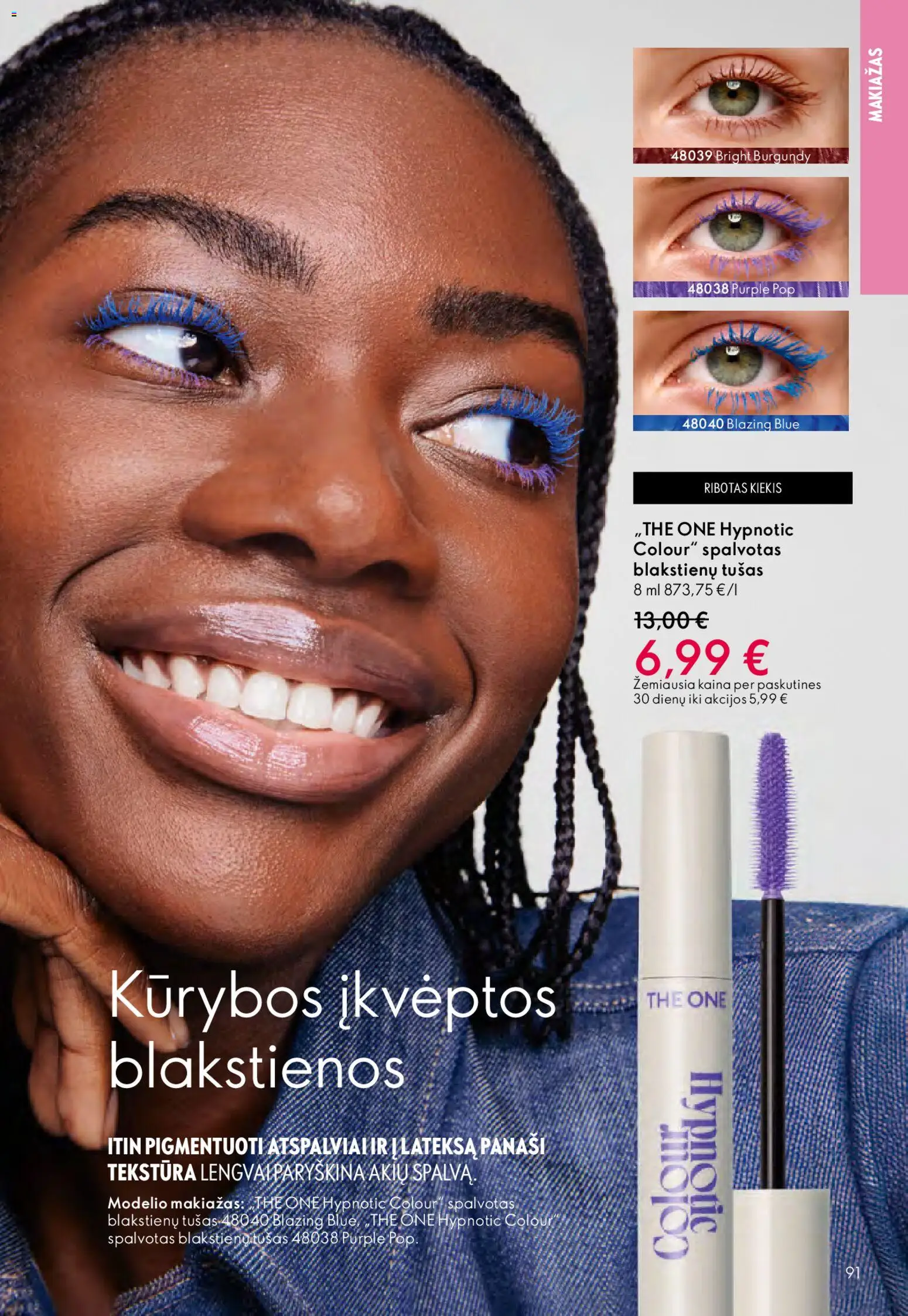 Oriflame akcijos nuo 01.04.2026 | Puslapis: 91 | Prekių: Makiažas, Tušas