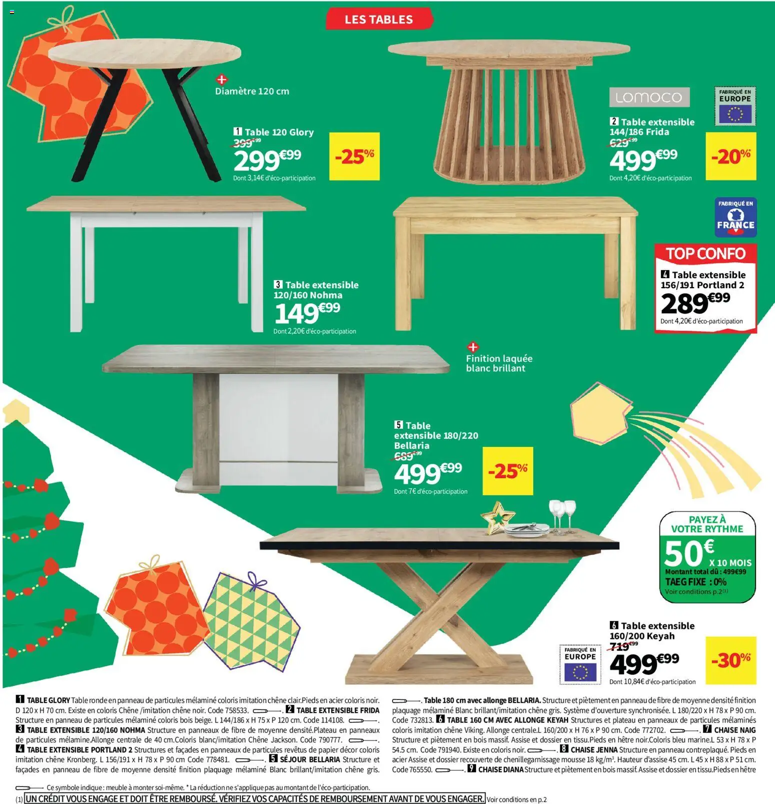 {H1} | Page: 14 | Produits: Meuble, Plateau, Table extensible, Chaise