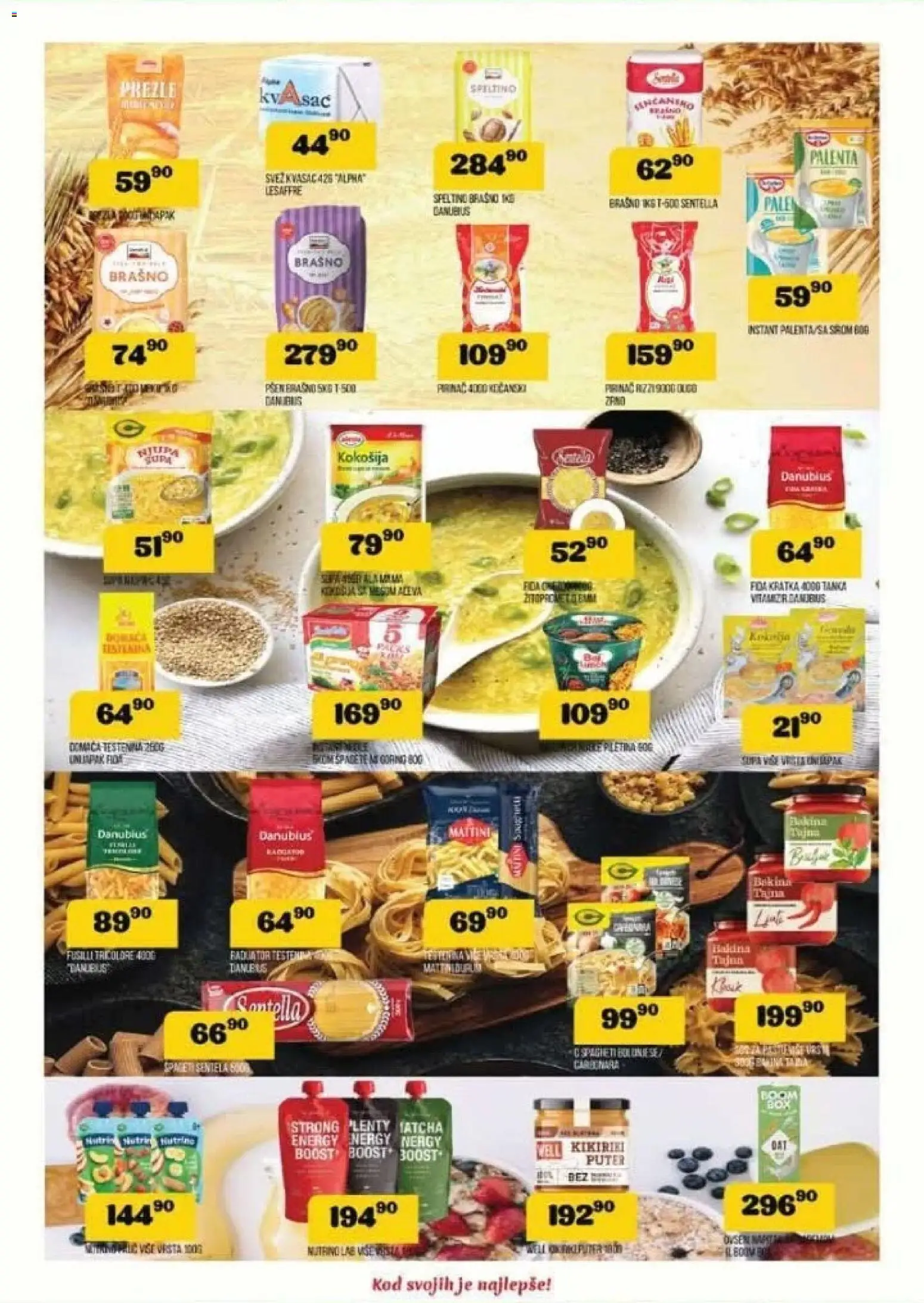 VP Dima katalog - važi od 04.12.2025 | Strana: 2 | Proizvode: Kvasac, Palenta, Špageti, Kikiriki