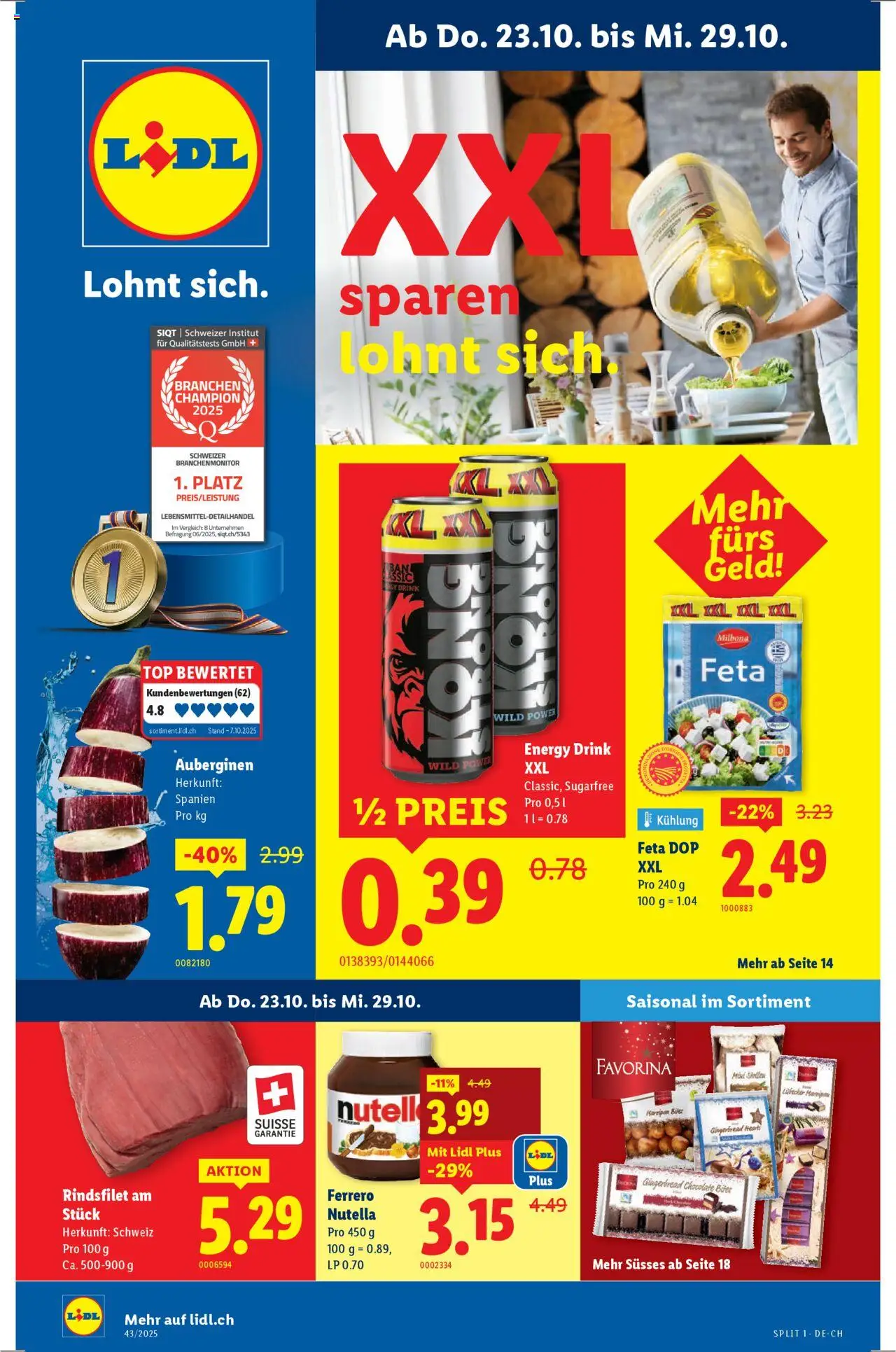 Lidl Aktionen – gültig ab 23.10.2025 | Seite: 1