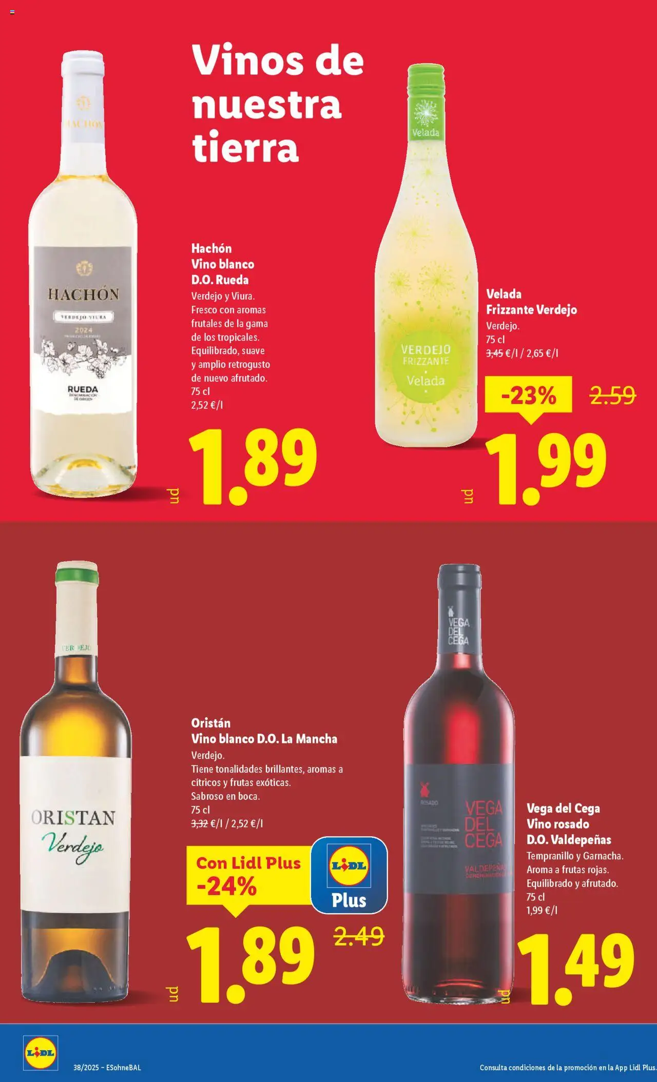 Lidl folleto │ válido desde el 15.09.2025 | Página: 14 | Productos: Vino rosado, Vino