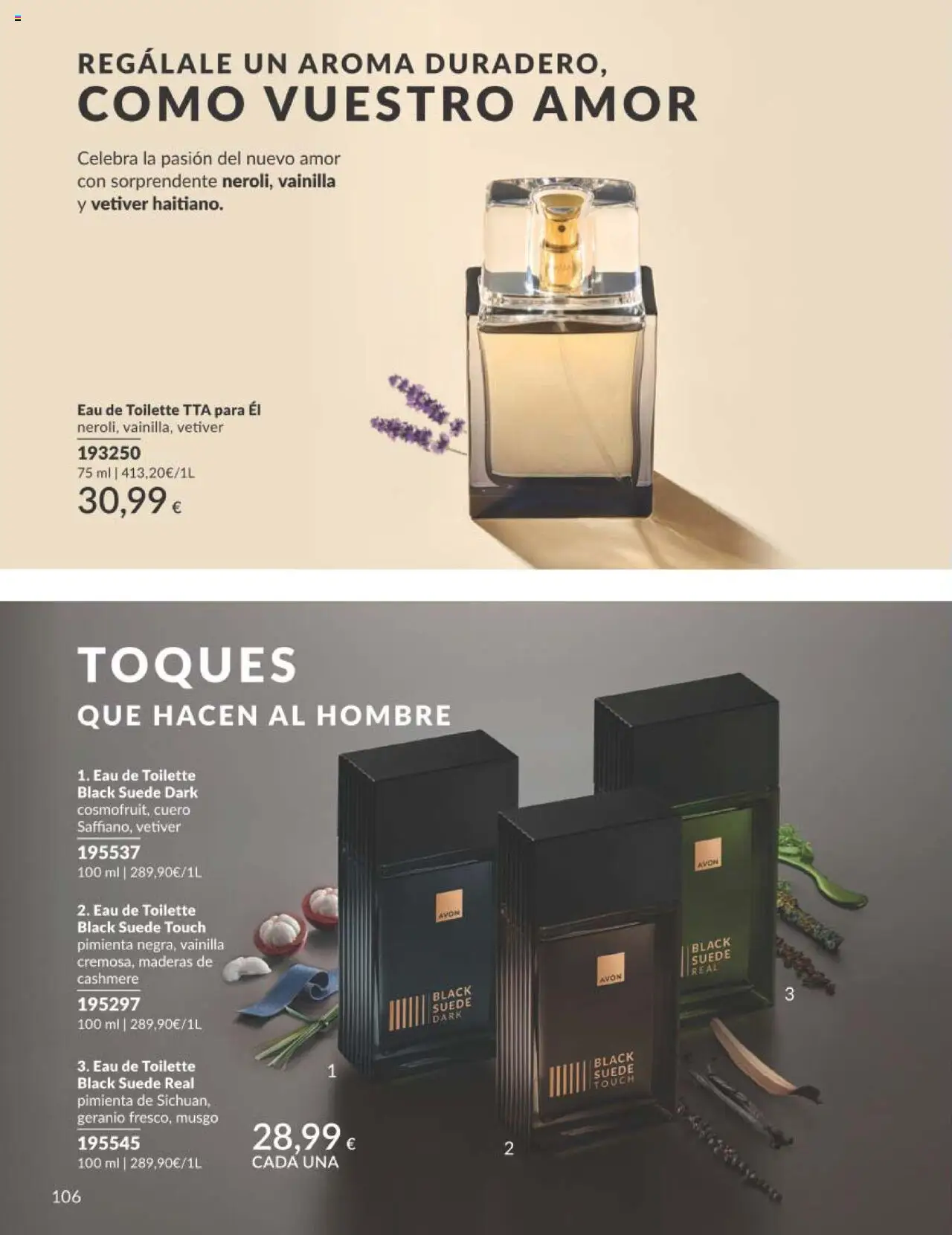 Catálogo AVON campaña 7 │ válido desde el 01.07.2025 | Página: 106 | Productos: Perfume, Eau de toilette