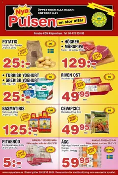 Nya Pulsen - erbjudanden - Förhandsvisning av reklamblad från butik Nya Pulsen aktuell från 20.10.2025