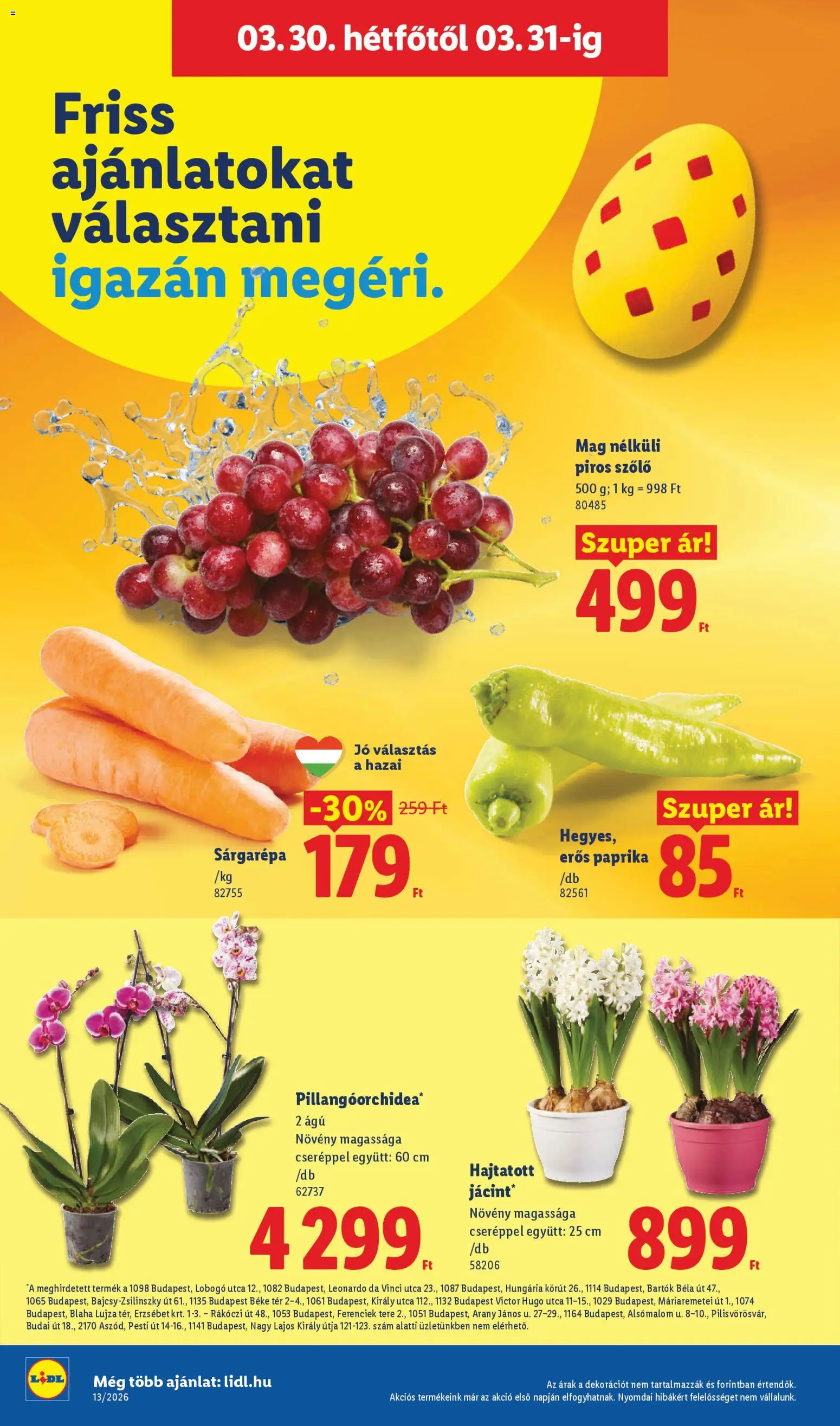 Lidl Akciós Újság 2026.03.26.-tól/töl - fantasztikus ajánlatokat! 🛍️ | Magyarország