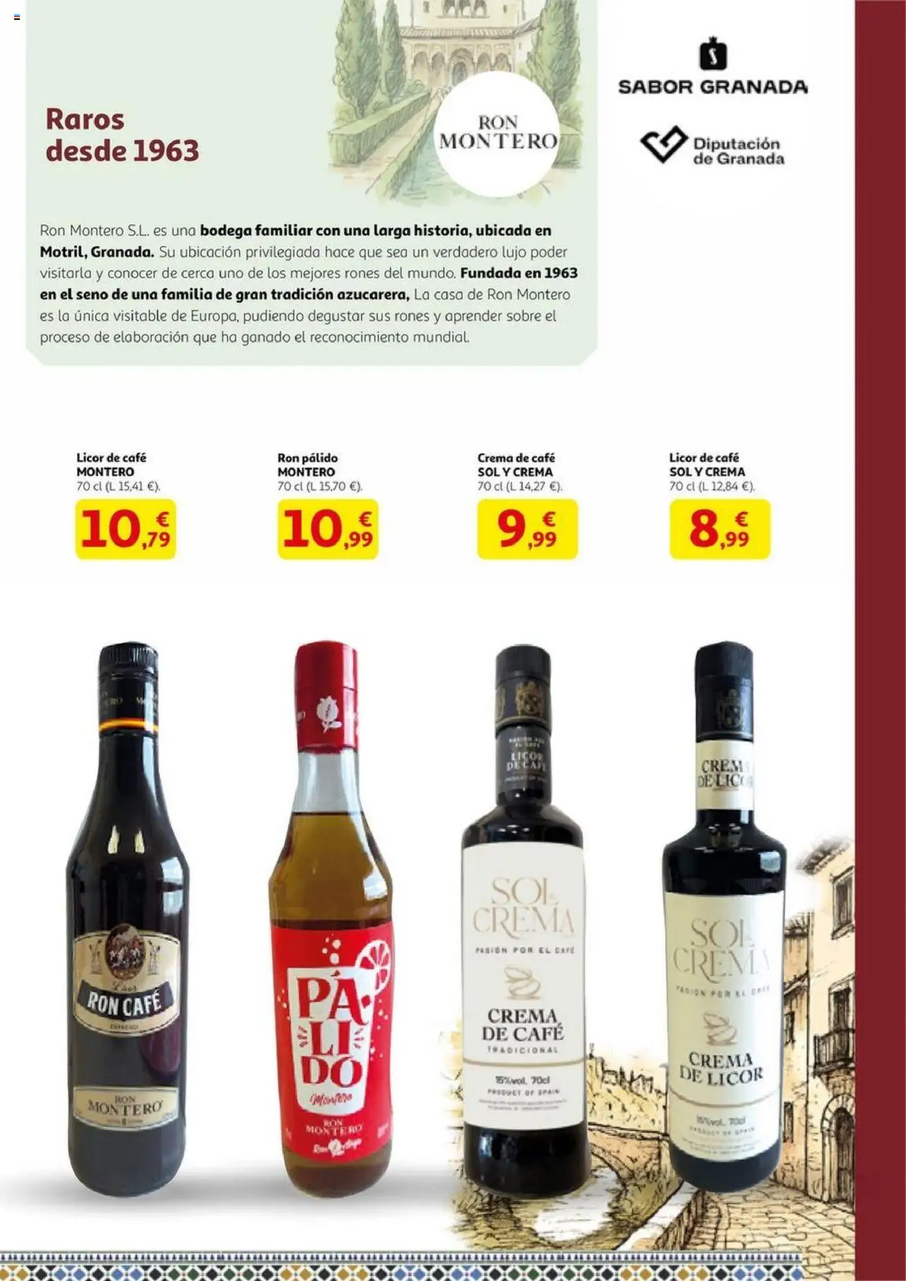 Alcampo - Granada sabe a tradición │ válido desde el 29.08.2025 | Página: 19 | Productos: Licor, Ron, Café, Crema