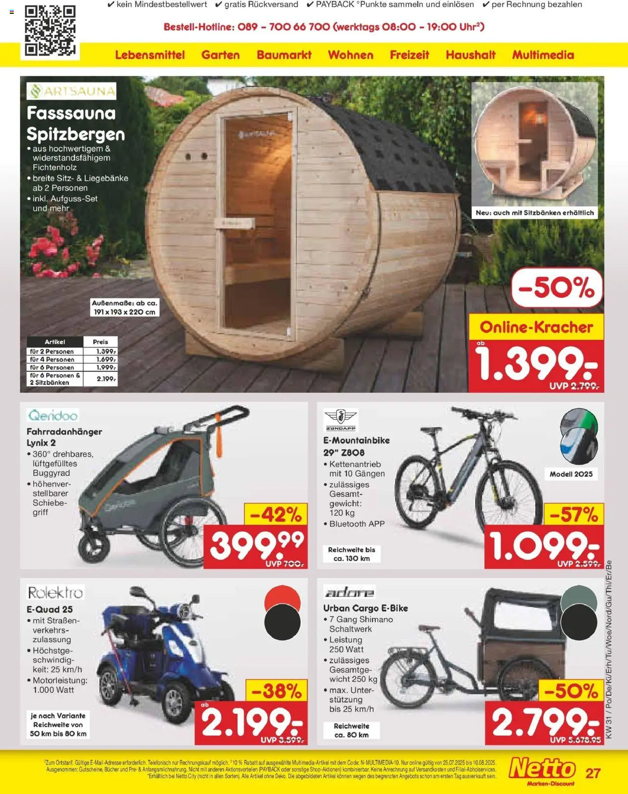 Netto Marken-Discount prospekt Calw-Stammheim	 - gültig ab dem 27.07.2025 | Seite: 45 | Produkte: Gewicht