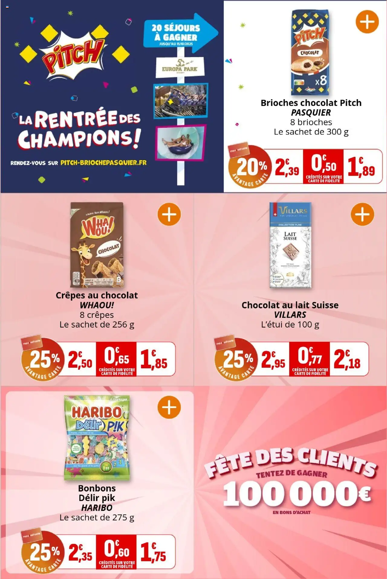 {H1} | Page: 15 | Produits: Lait, Chocolat, Bonbons