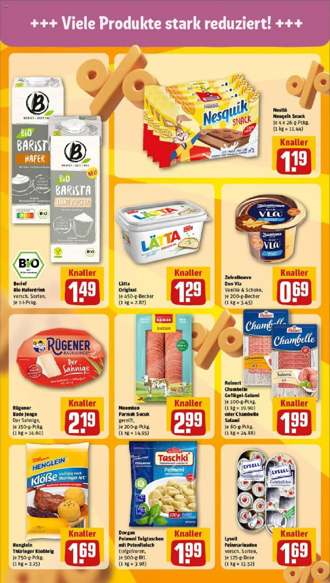 Rewe prospekt Greifswald	 – gültig ab 01.09.2025 | Seite: 19 | Produkte: Pudding, Zucker, Lätta, Meemken