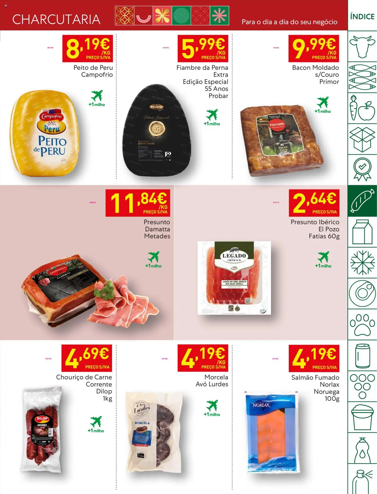 Recheio folheto │ válido de 11.11.2025 | Página: 11 | Produtos: Bacon, Peru, Chouriço, Carne