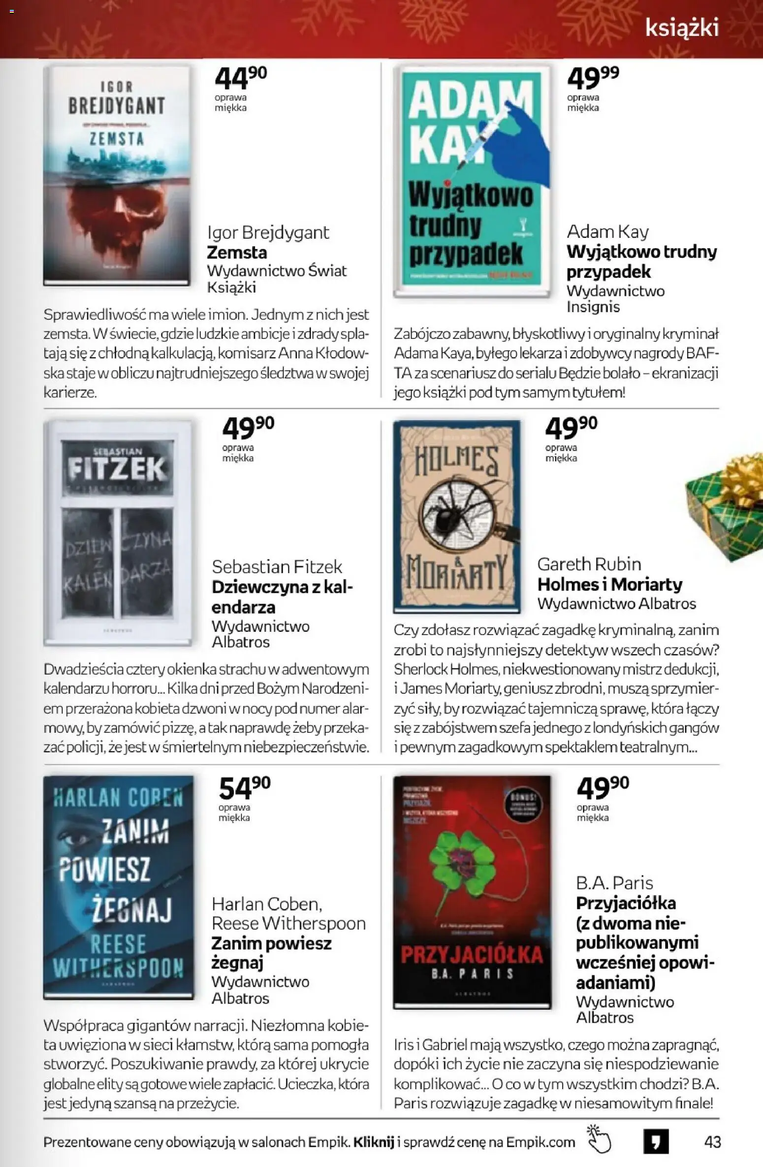 Empik Black Friday od 26.11.2025 | Strona: 43 | Produkty: Książki