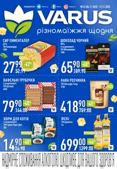 VARUS акції дійснийкції з 06.11.2025