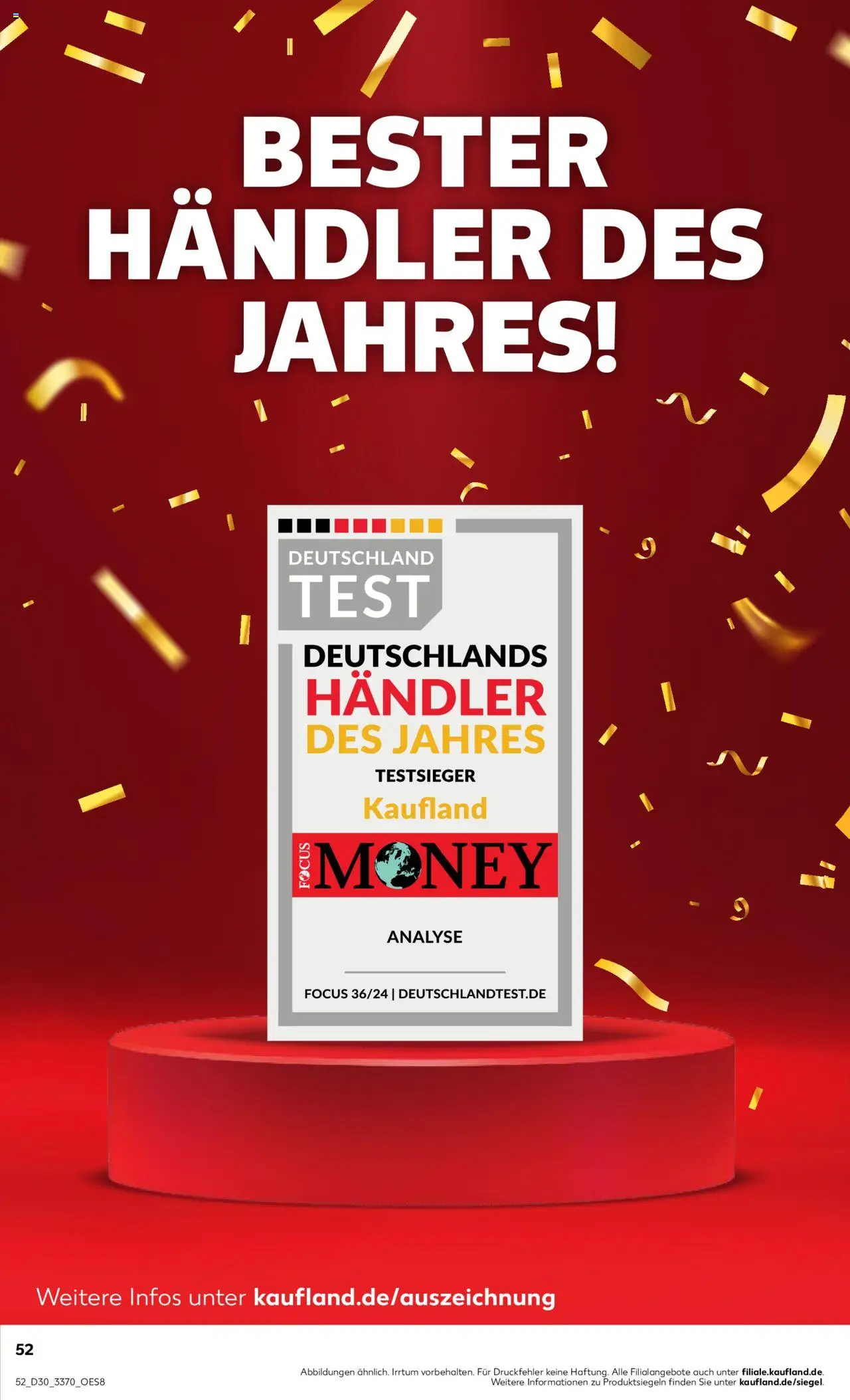 Kaufland Prospekt 	 - gültig ab dem 24.07.2025 | Seite: 52