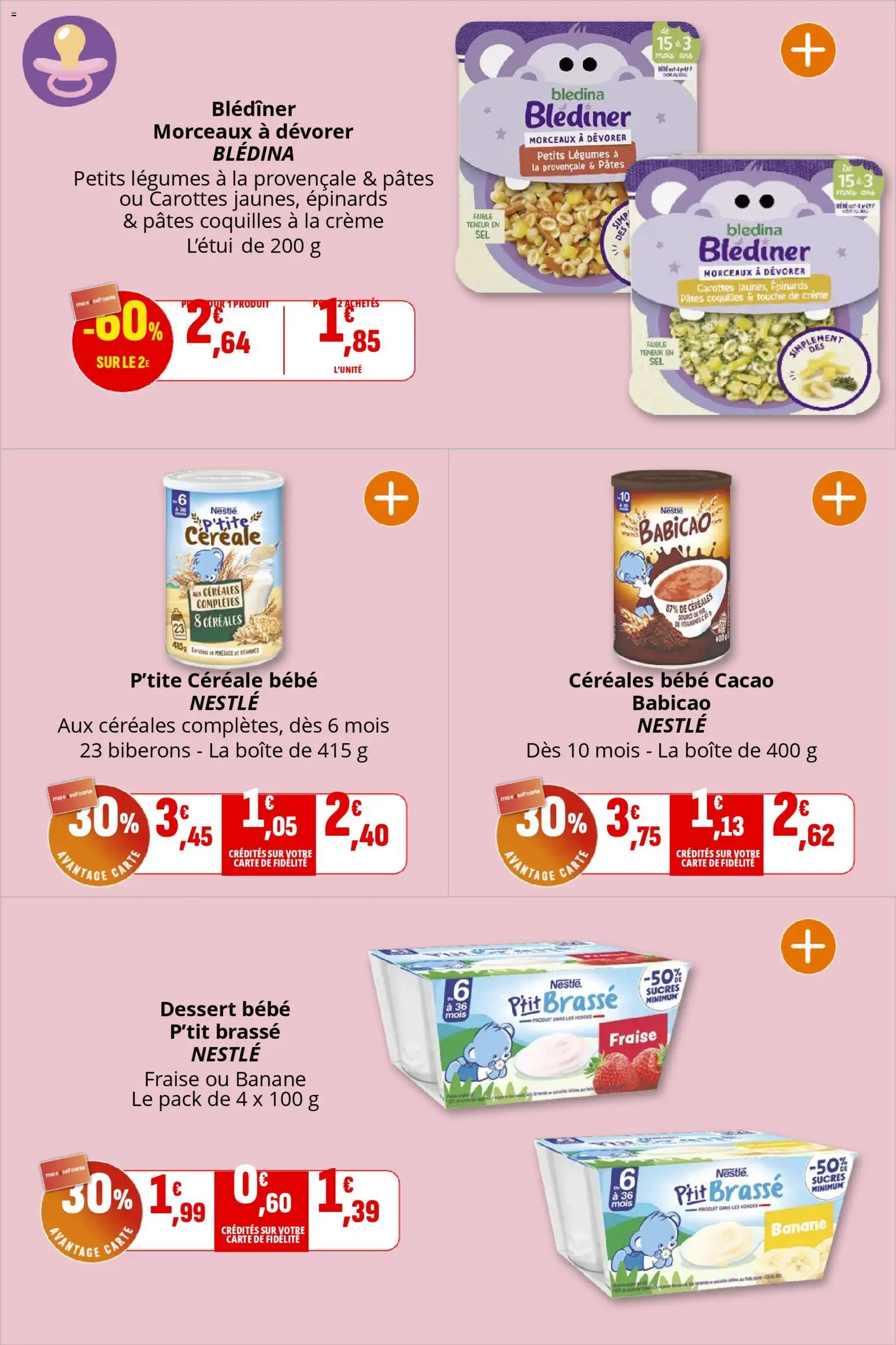 {H1} | Page: 33 | Produits: Fraise, Banane, Pâtes, Crème