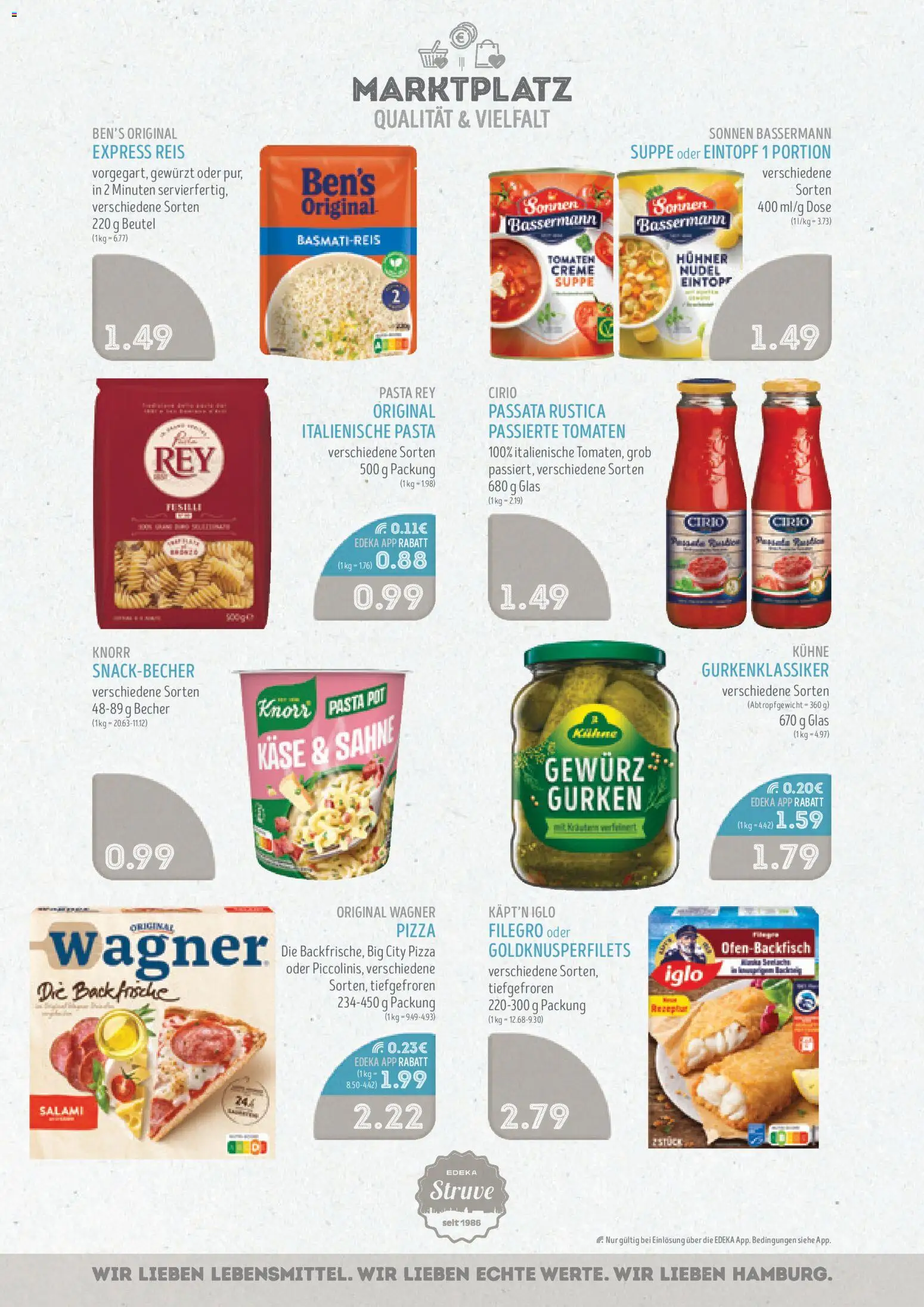 Edeka Struve Prospekt 	 – gültig ab 12.01.2026 | Seite: 11 | Produkte: Käse, Creme, Pasta, Sahne