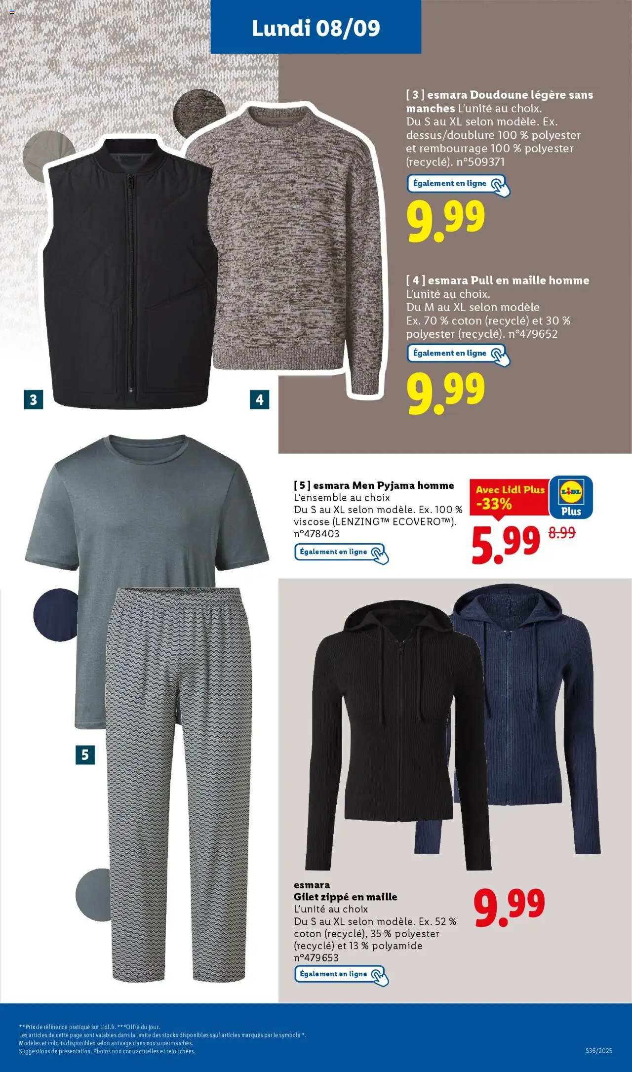  | Page: 21 | Produits: Coton, Pull, Doudoune, Pyjama