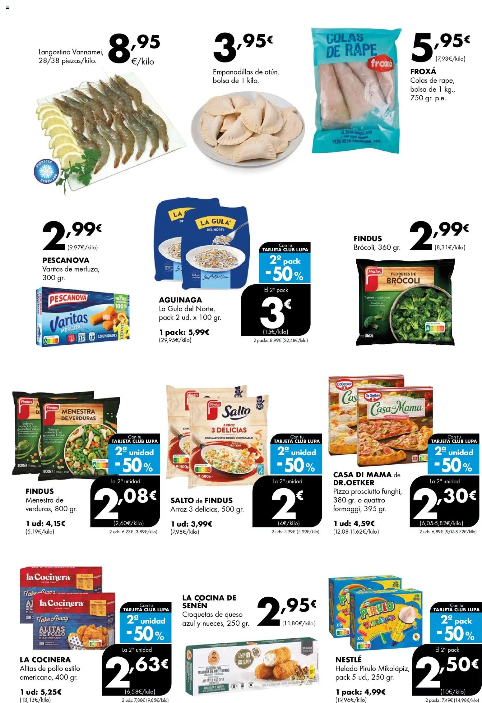 Lupa Supermercados folleto │ válido desde el 19.03.2026 | Página: 5 | Productos: Helado, Peso, Croquetas, Langostino