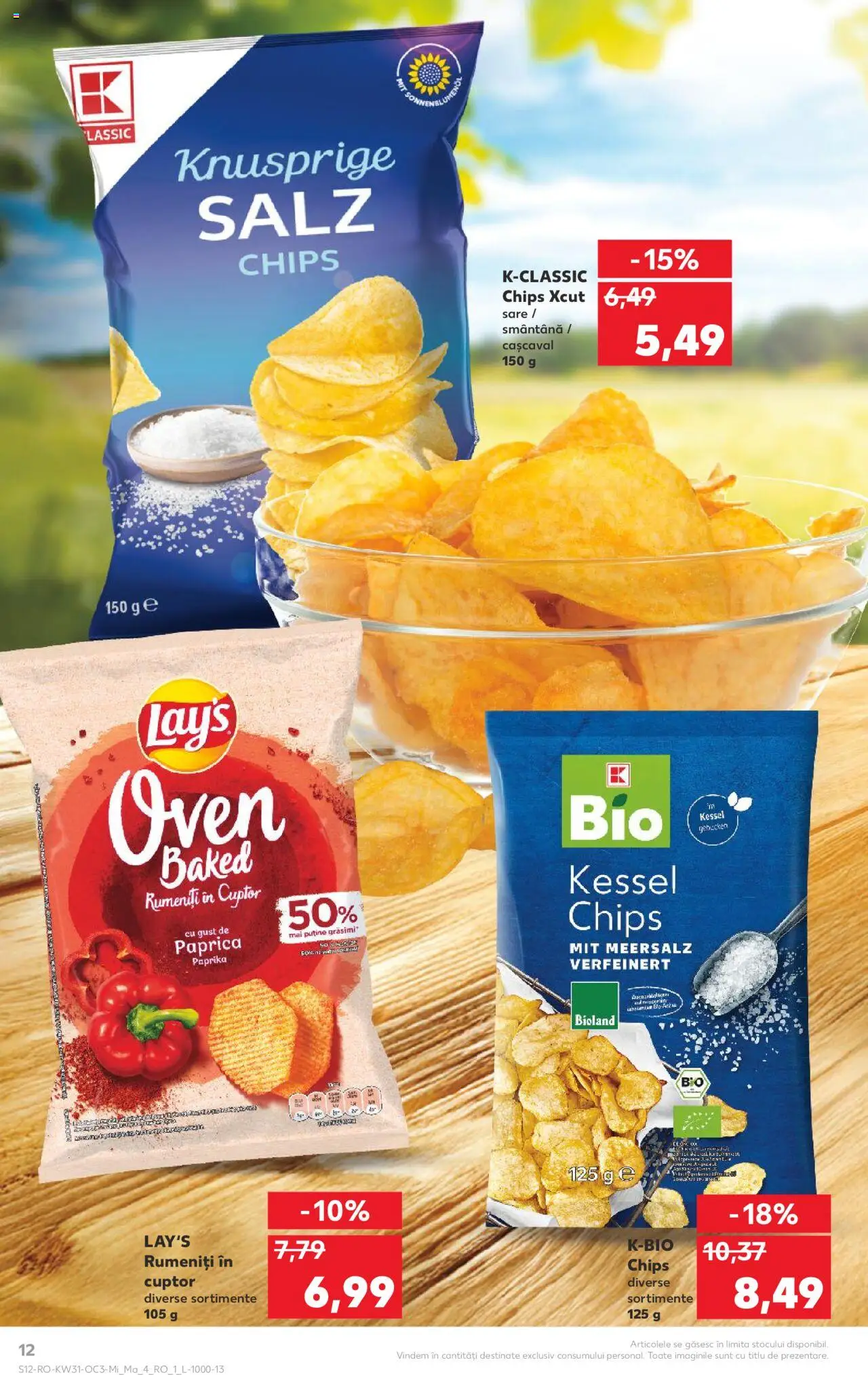 Catalog Kaufland - București – valabil de la 30.07.2025 | Pagină: 12 | Produse: Şerit ödül, Cașcaval, Smântână, Sare