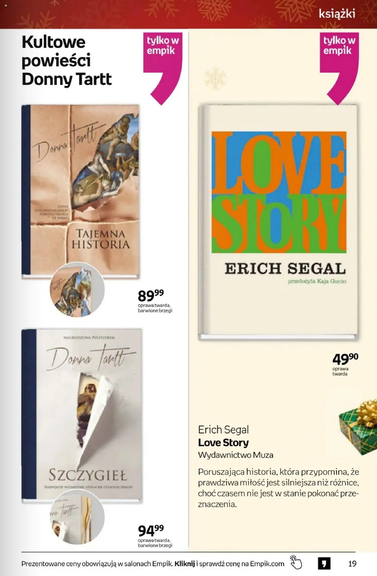 Empik promocje - Tom kultury Książki od 26.11.2025 | Strona: 19 | Produkty: Książki