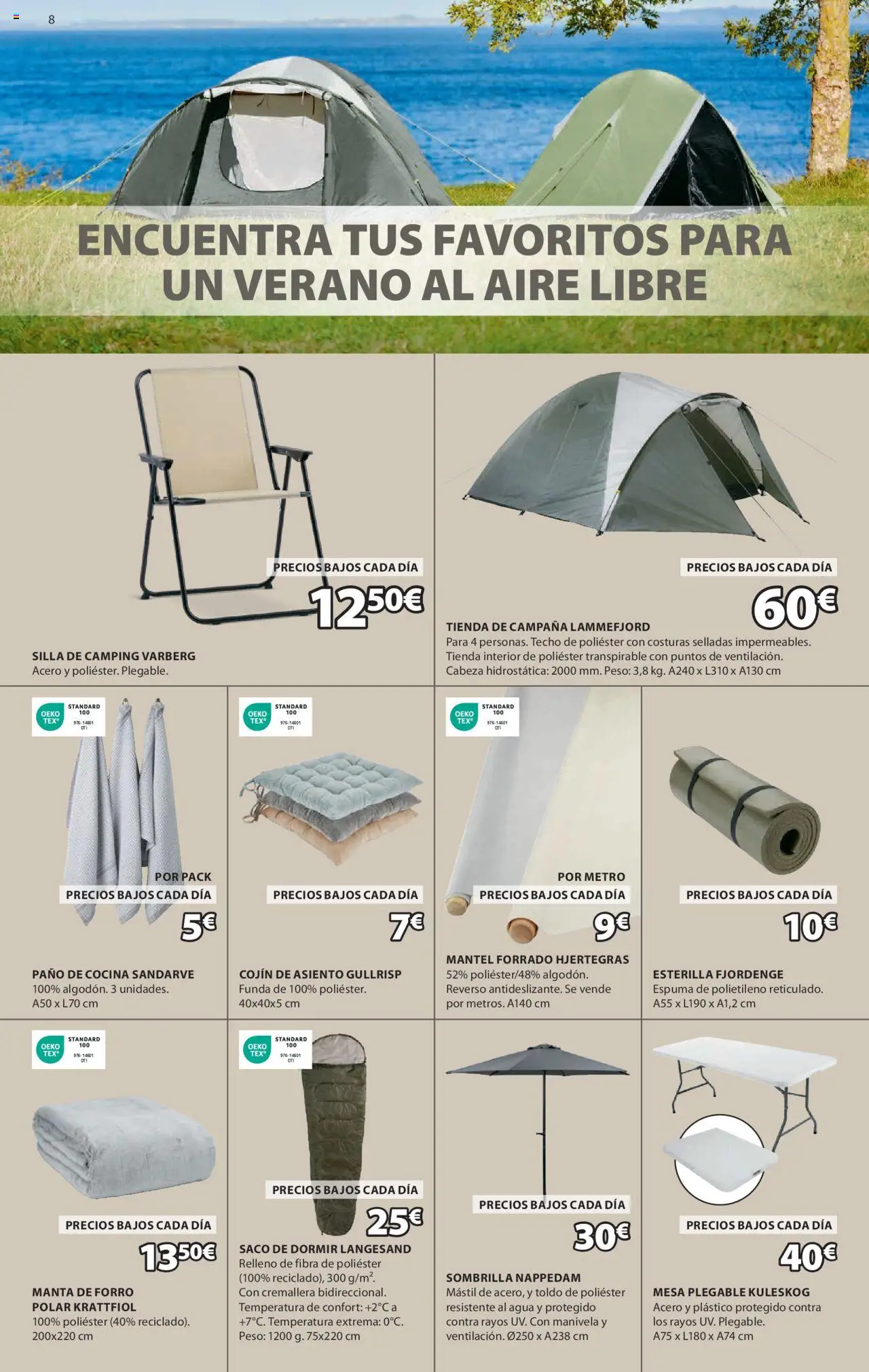 JYSK Grandes ofertas │ válido desde el 03.06.2025 | Página: 9 | Productos: console Nintendo Switch, Sombrilla, Funda, Mesa