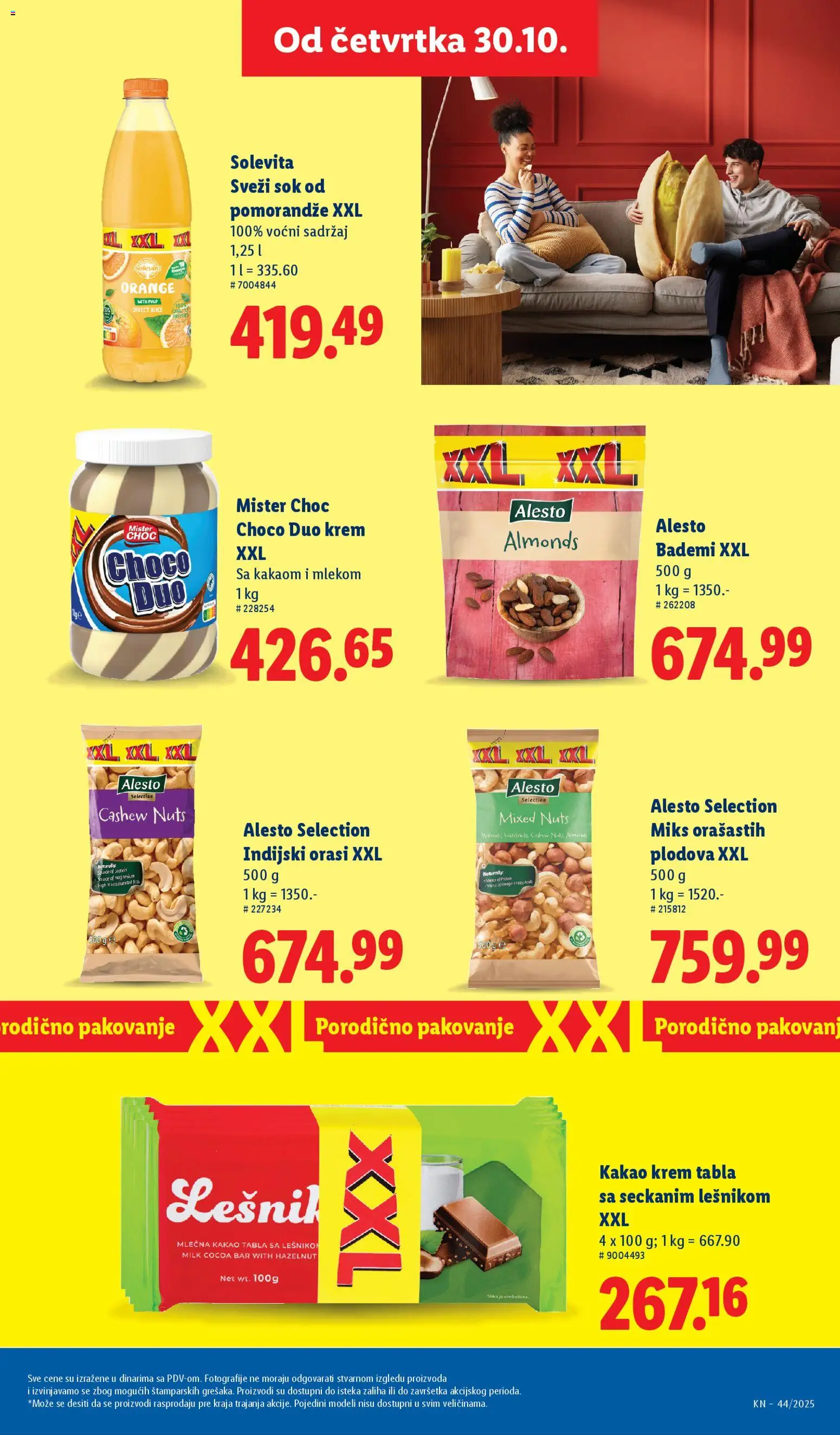 Lidl katalog - važi od 30.10.2025 | Strana: 39 | Proizvode: Orasi, Protein, Pakovanje, Sok