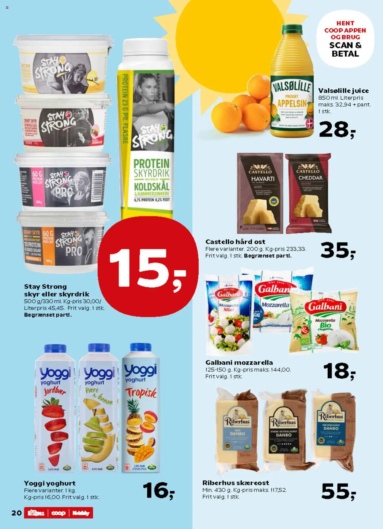 Kvickly Tilbudsavis gyldig fra 04.07.2025 | Side: 22 | Produkter: Yoghurt, Cheddar, Skyr, Koldskål