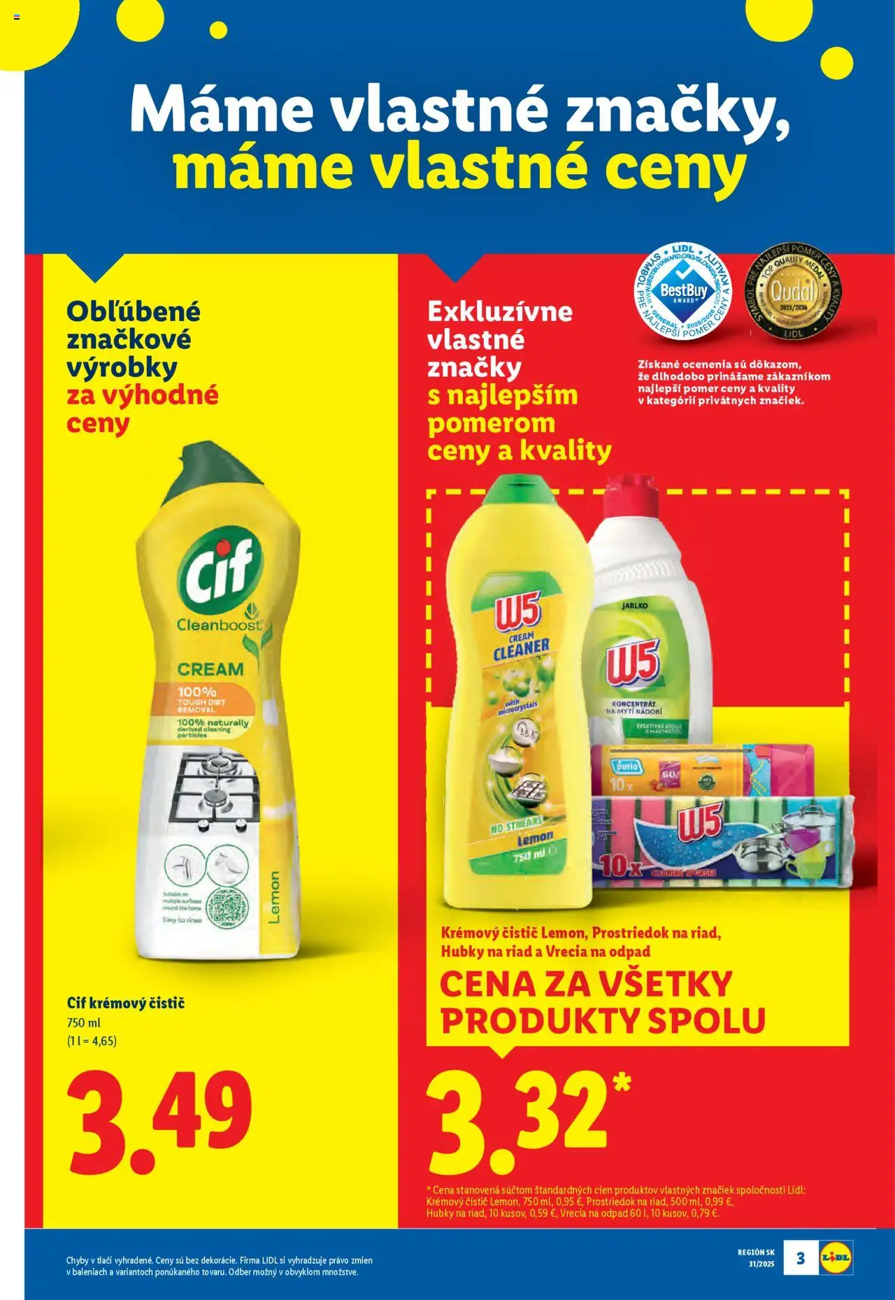 Lidl leták │ platný od 28.07.2025 | Strana: 3 | Produkty: Cif