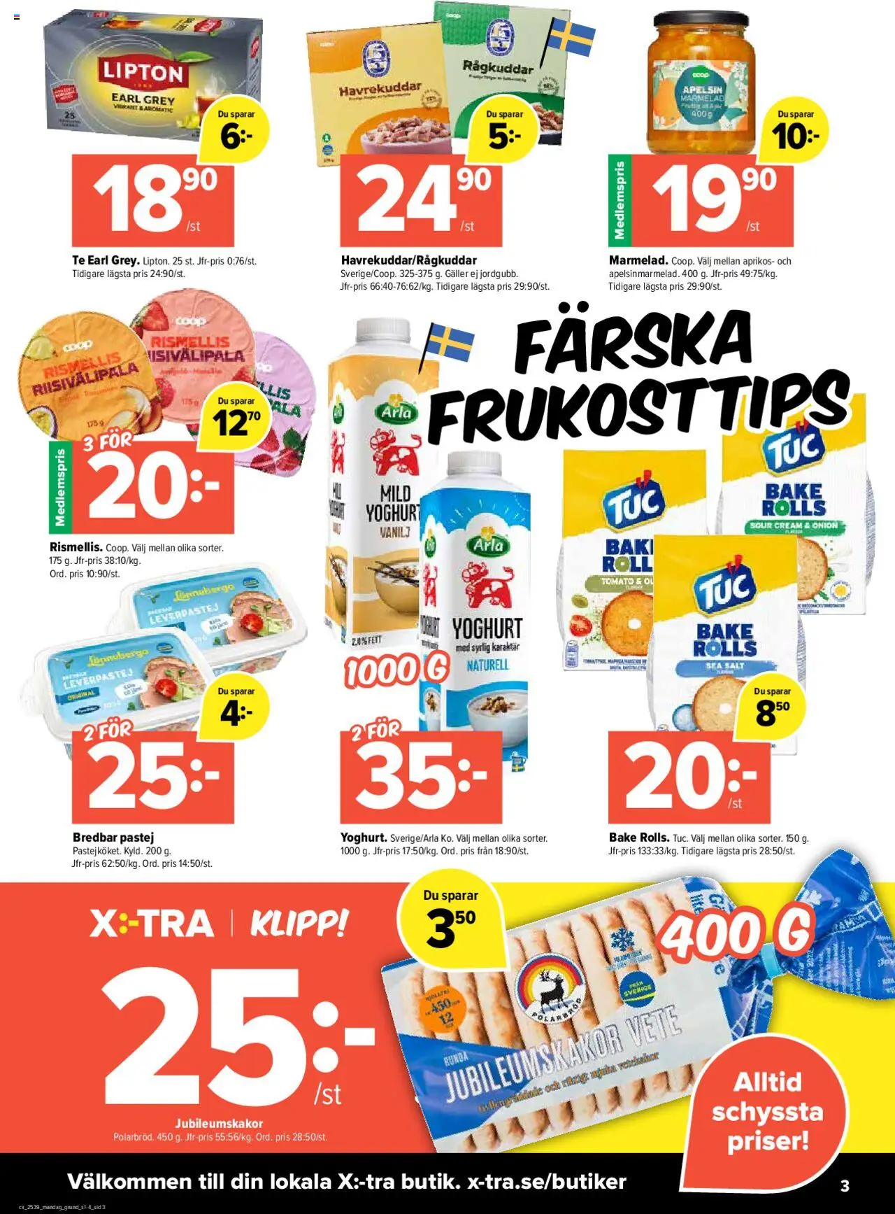 Coop X:-TRA reklamblad aktuell från 22.09.2025 | Sida: 3