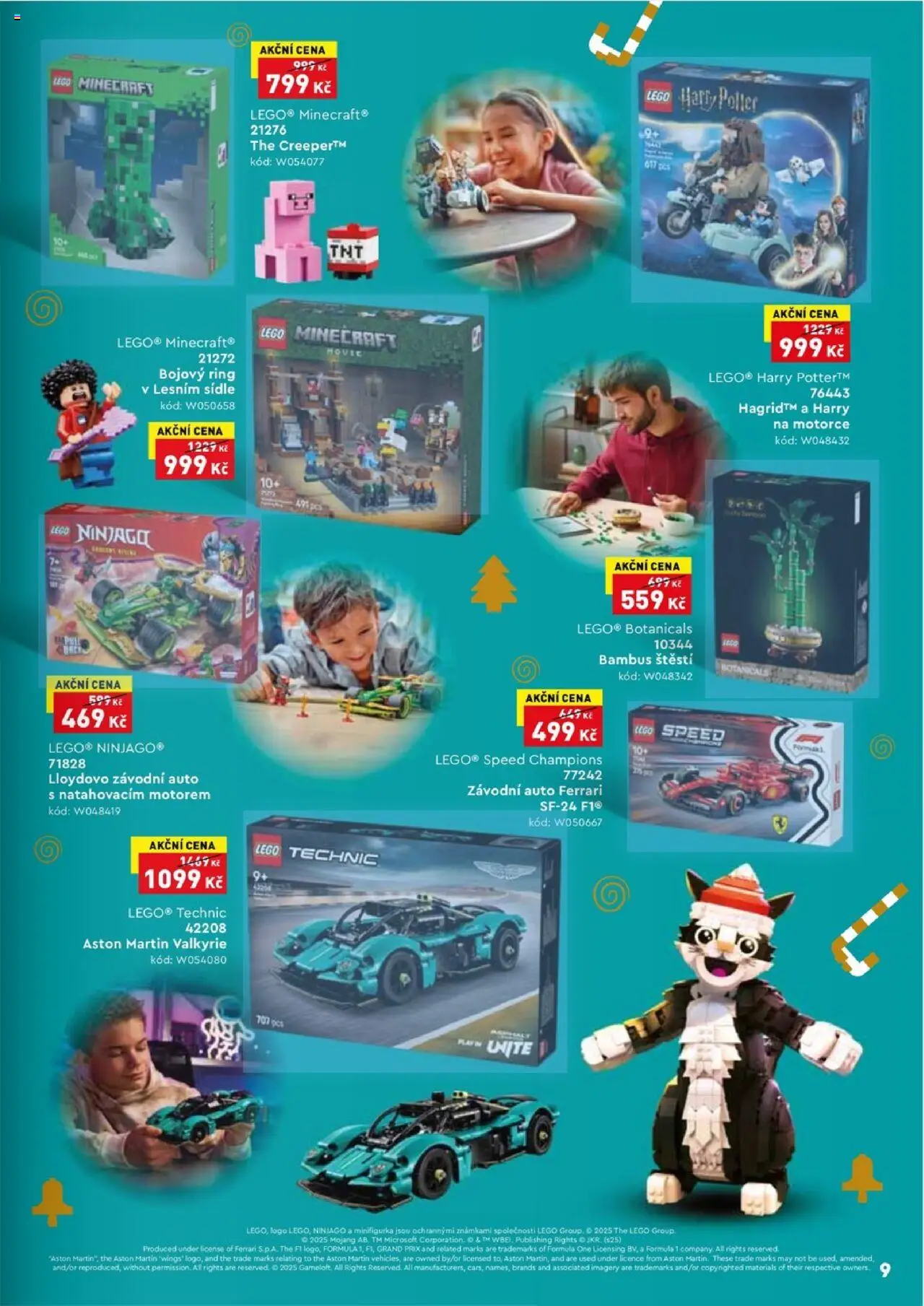 Wiky katalog - Vánoce 2025 od 14.10.2025 | Strana: 9 | Produkty: LEGO, Forma, Harry Potter