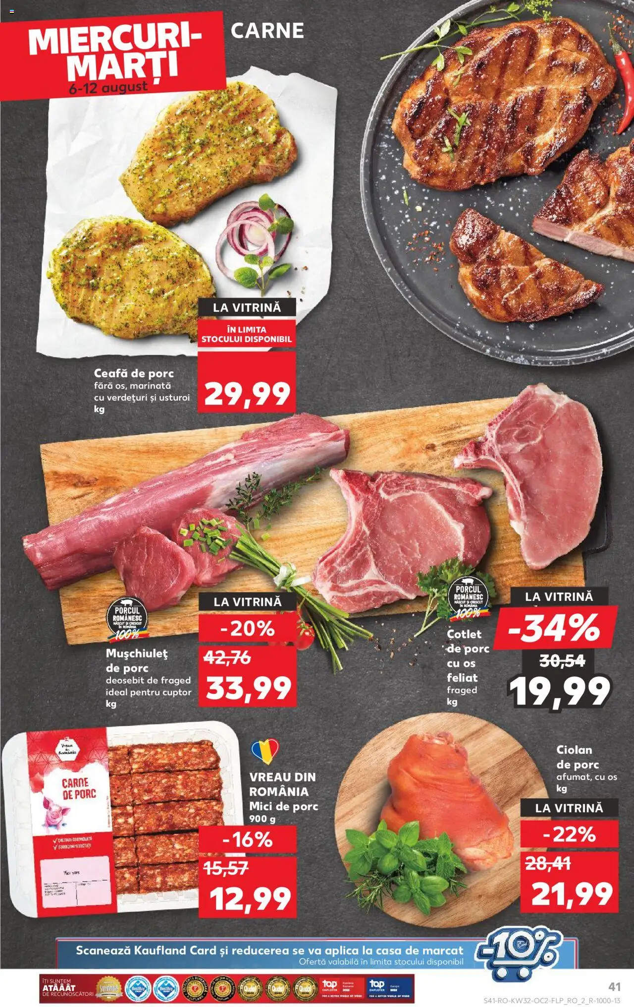 Catalog Kaufland - Tulcea – valabil de la 06.08.2025 | Pagină: 41 | Produse: Cuptor, Lait de coco, Mici, Usturoi