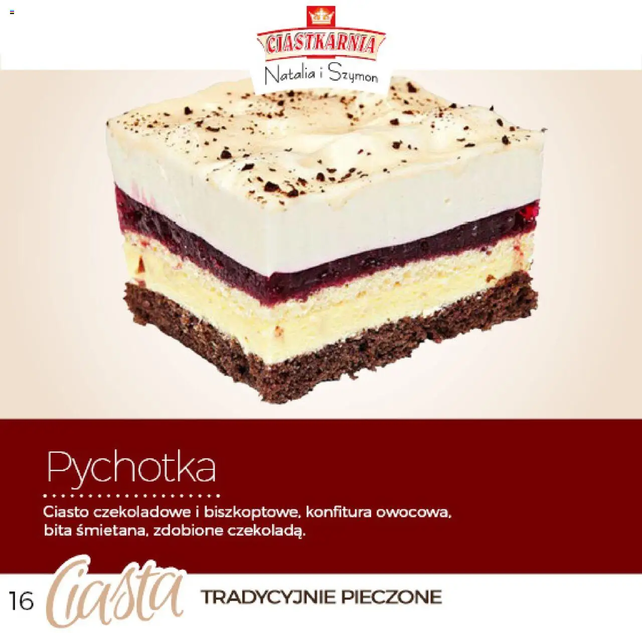 Topaz Gazetka - Ciast od 04.06.2025 | Strona: 16 | Produkty: Ciasto