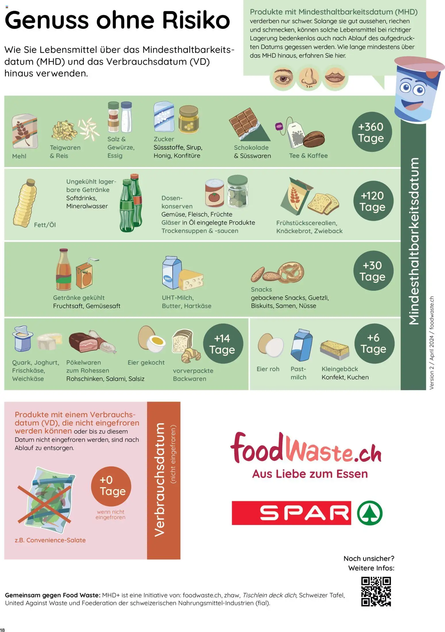 SPAR - SPAR Handels AG – gültig ab 30.04.2026 | Seite: 18 | Produkte: Mehl, Essig, Teigwaren, Früchte