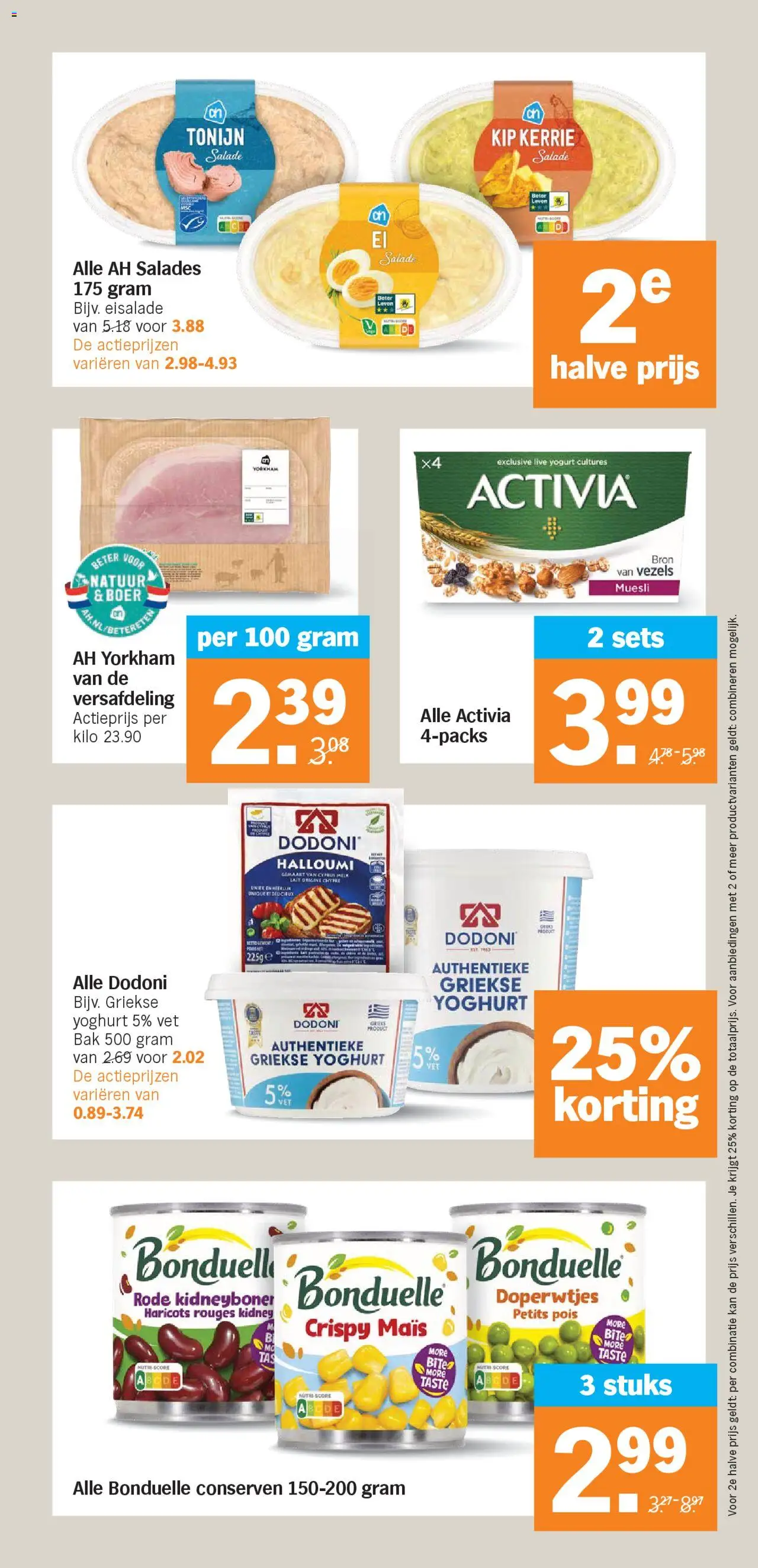 {H1} | Pagina: 28 | Producten: Salade, Salades, Muesli, Kip
