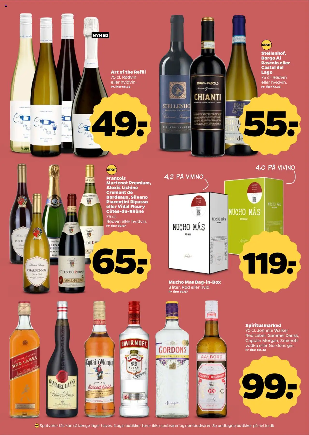 Netto tilbudsavis – gyldig fra 18.10.2025 | Side: 24 | Produkter: Gin, Vodka