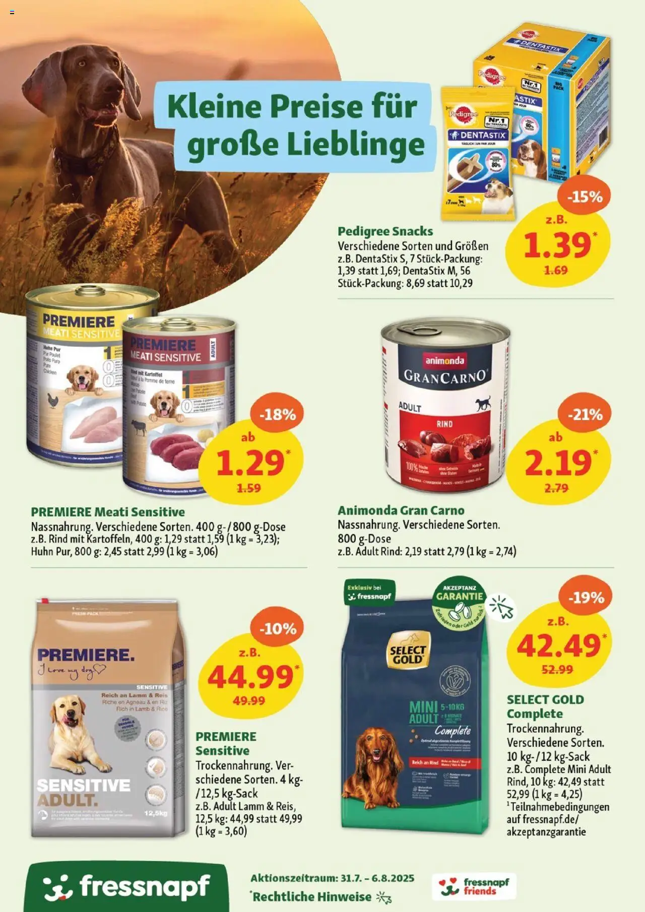 Fressnapf Prospekt - gültig ab dem 31.07.2025 | Seite: 13 | Produkte: Pedigree, Reis