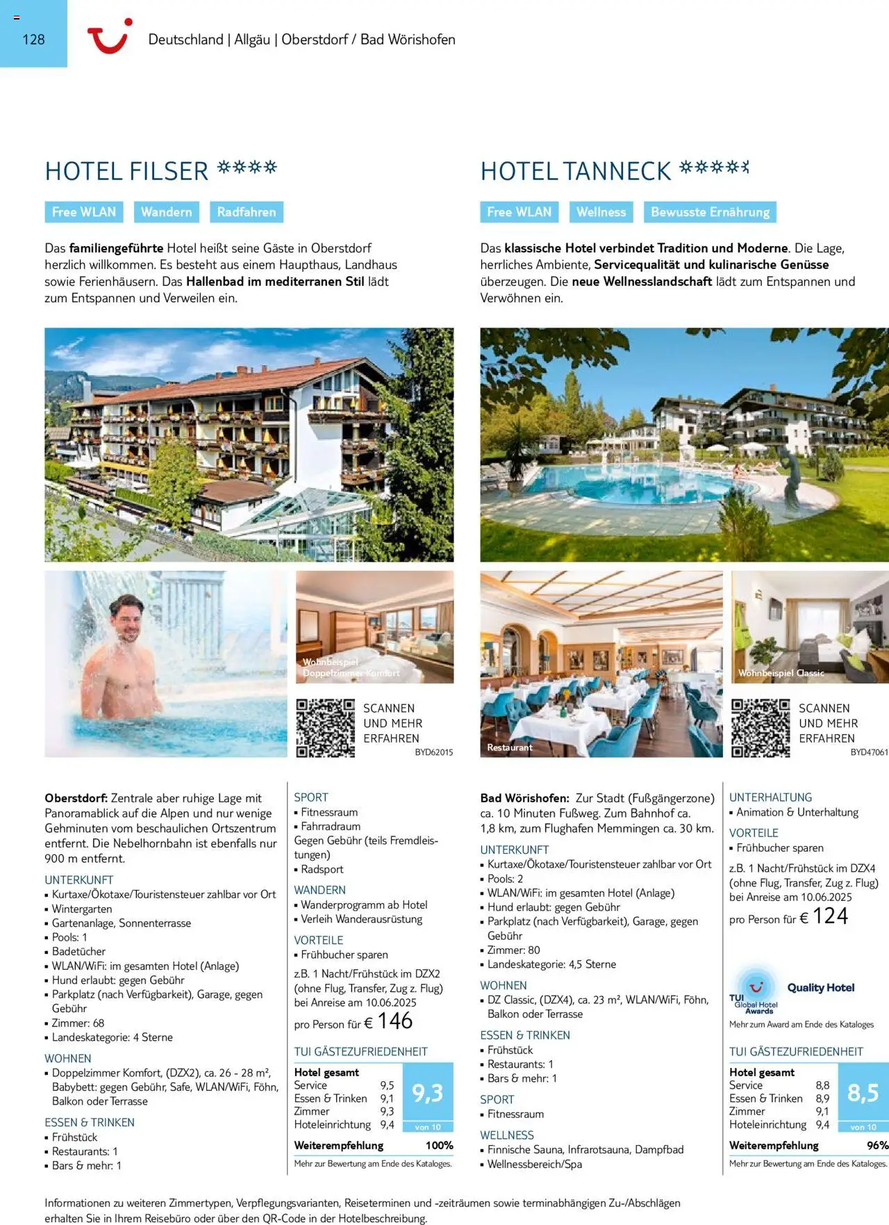 TUI Prospekt 	 – gültig ab 01.11.2024 | Seite: 128 | Produkte: Babybett, Bad