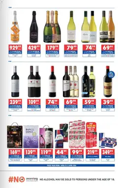 Ultra Liquors specials catalogue – valid from 01.04.2026 | Page: 4 | Products: Bed, Wine