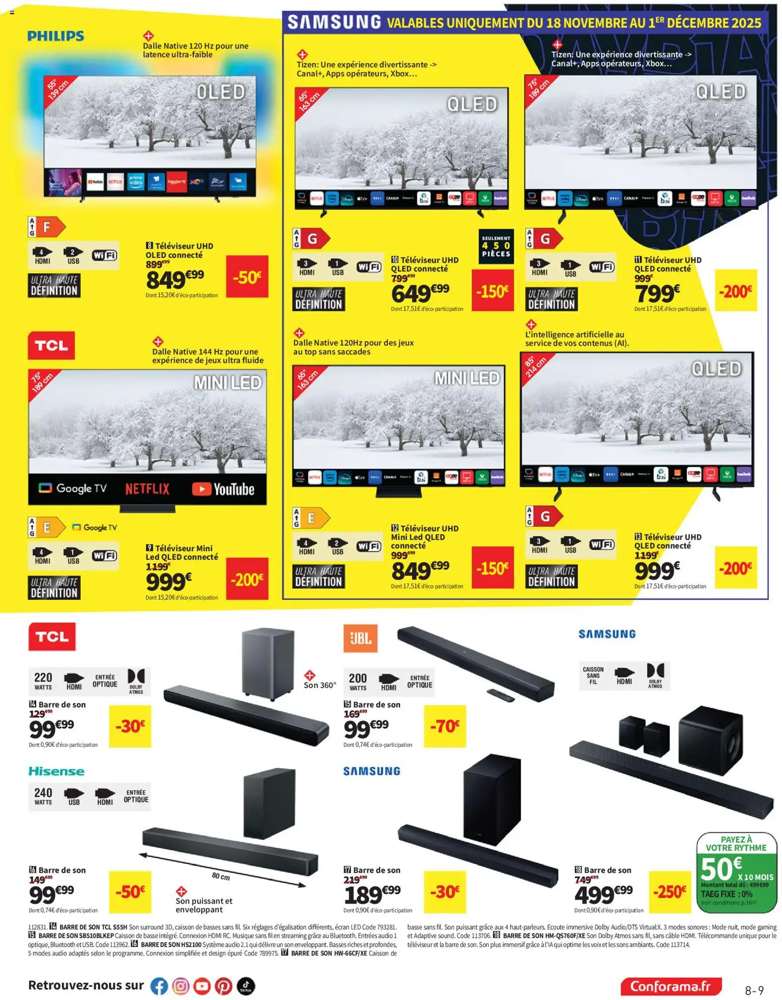 {H1} | Page: 9 | Produits: Xbox, Televiseur, Barre de son, Jeux