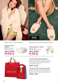 Oriflame leidinys galioja nuo 29.10.2025 | Puslapis: 136 | Prekių: Antklodė, Šlepetės