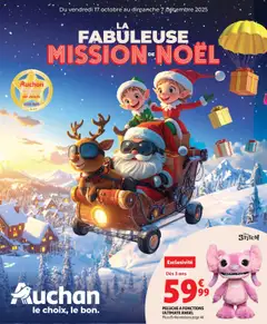 Auchan - La fabuleuse mission de Noël - Voorbeeld van een folder van Auchan, geldig van 17.10.2025