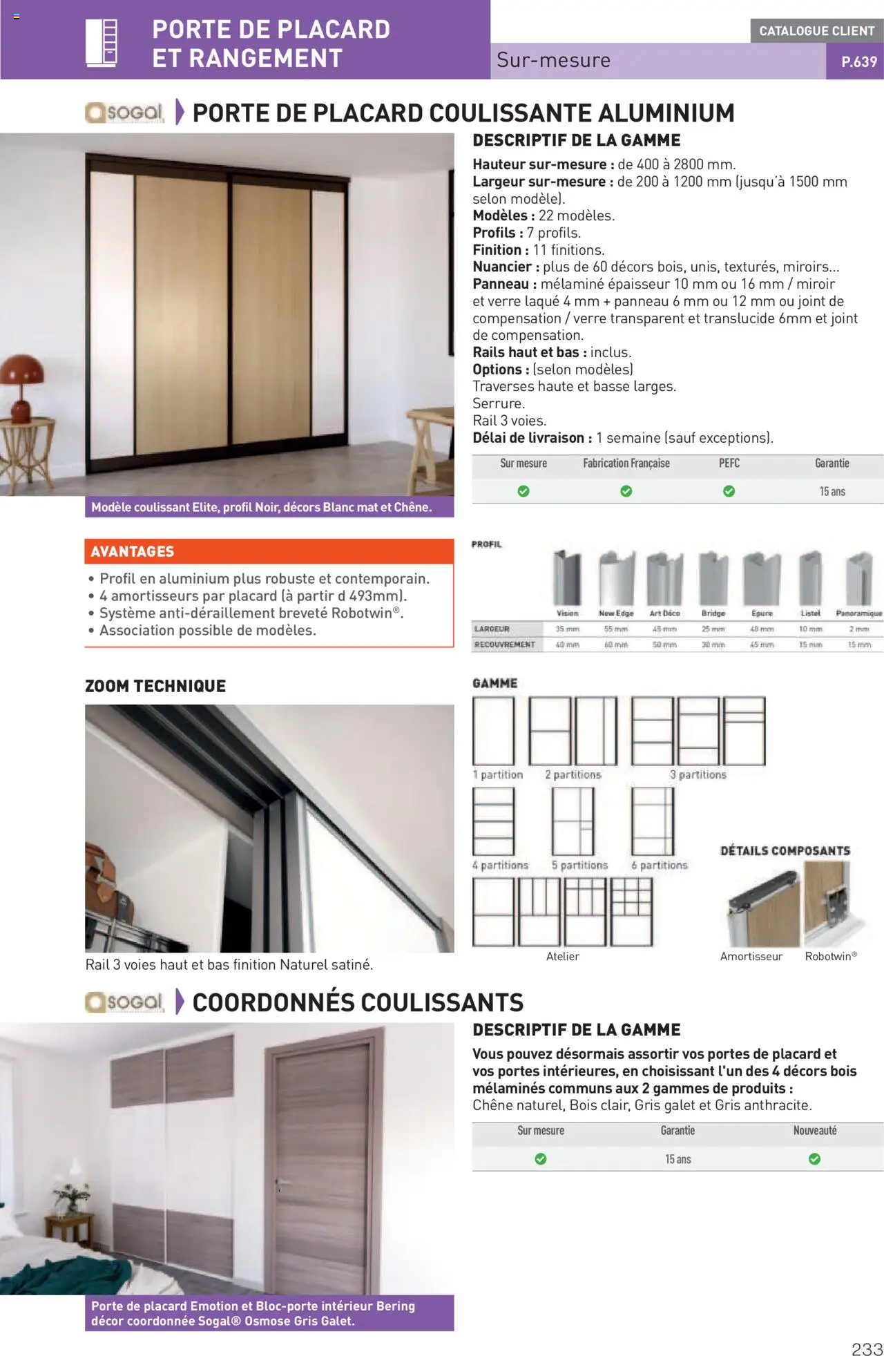  | Page: 233 | Produits: Porte, Laque, Portes, Miroir