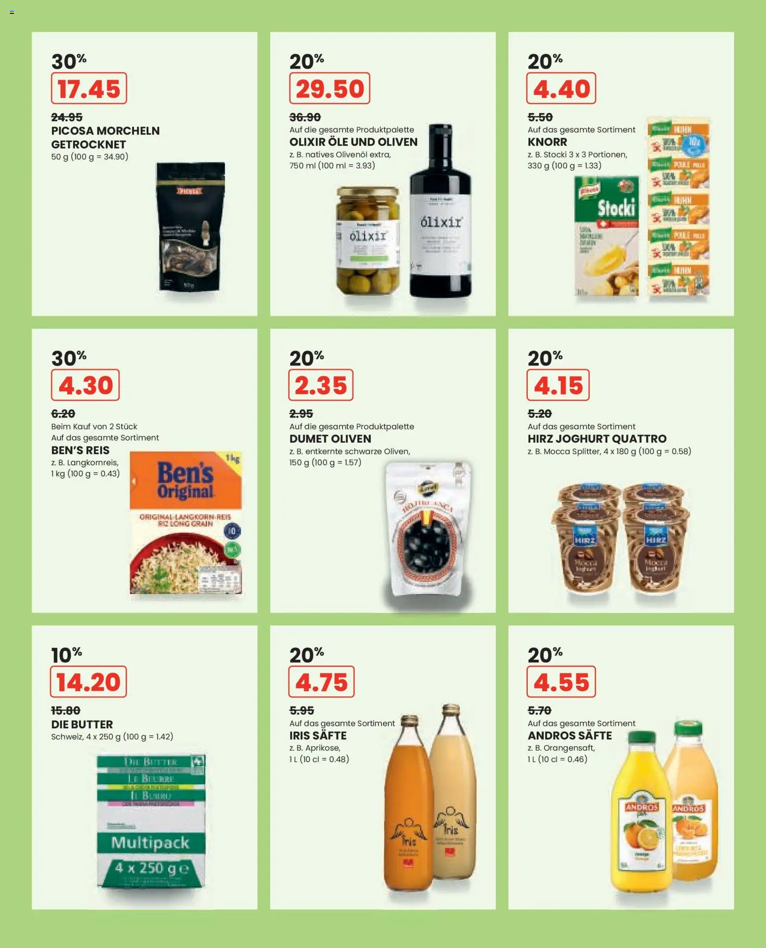 Manor aktionen – gültig ab 24.03.2026 | Seite: 5 | Produkte: Butter, Joghurt, Reis