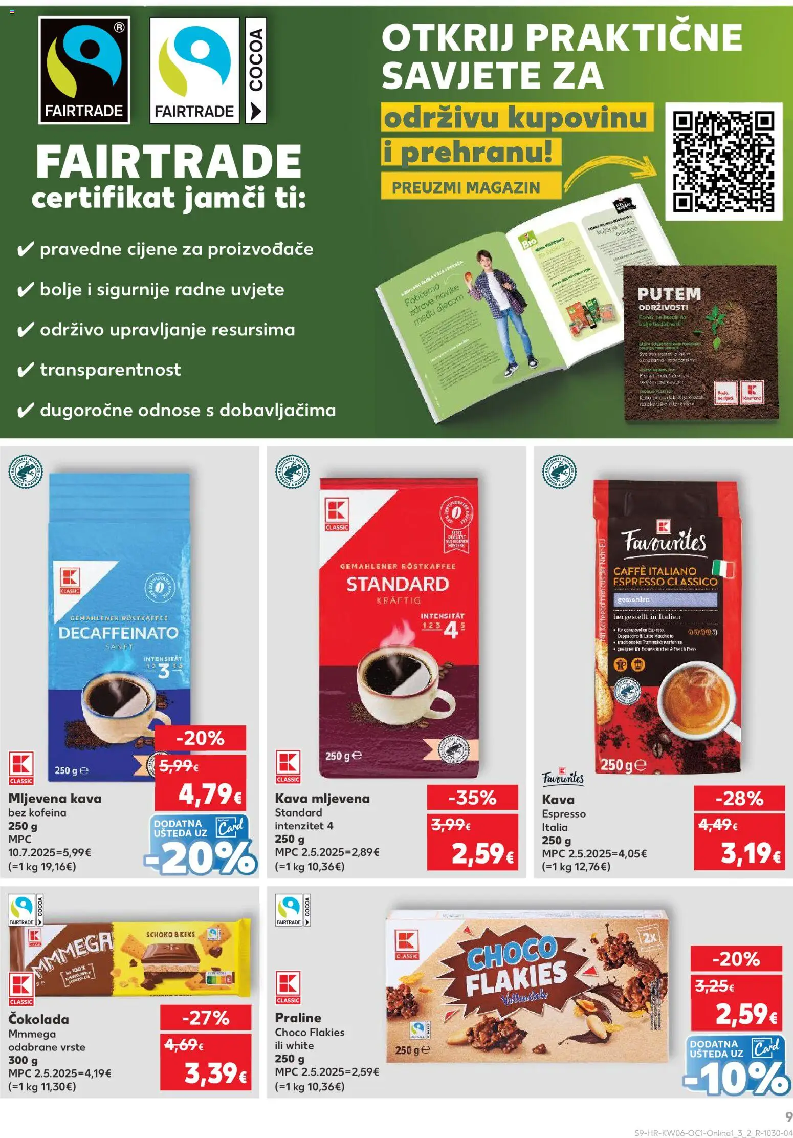 Kaufland HR akciós ujság - amely érvényes a következő dátumtól: 04.02.2026 | Oldal: 9 | Termékek: Praliné