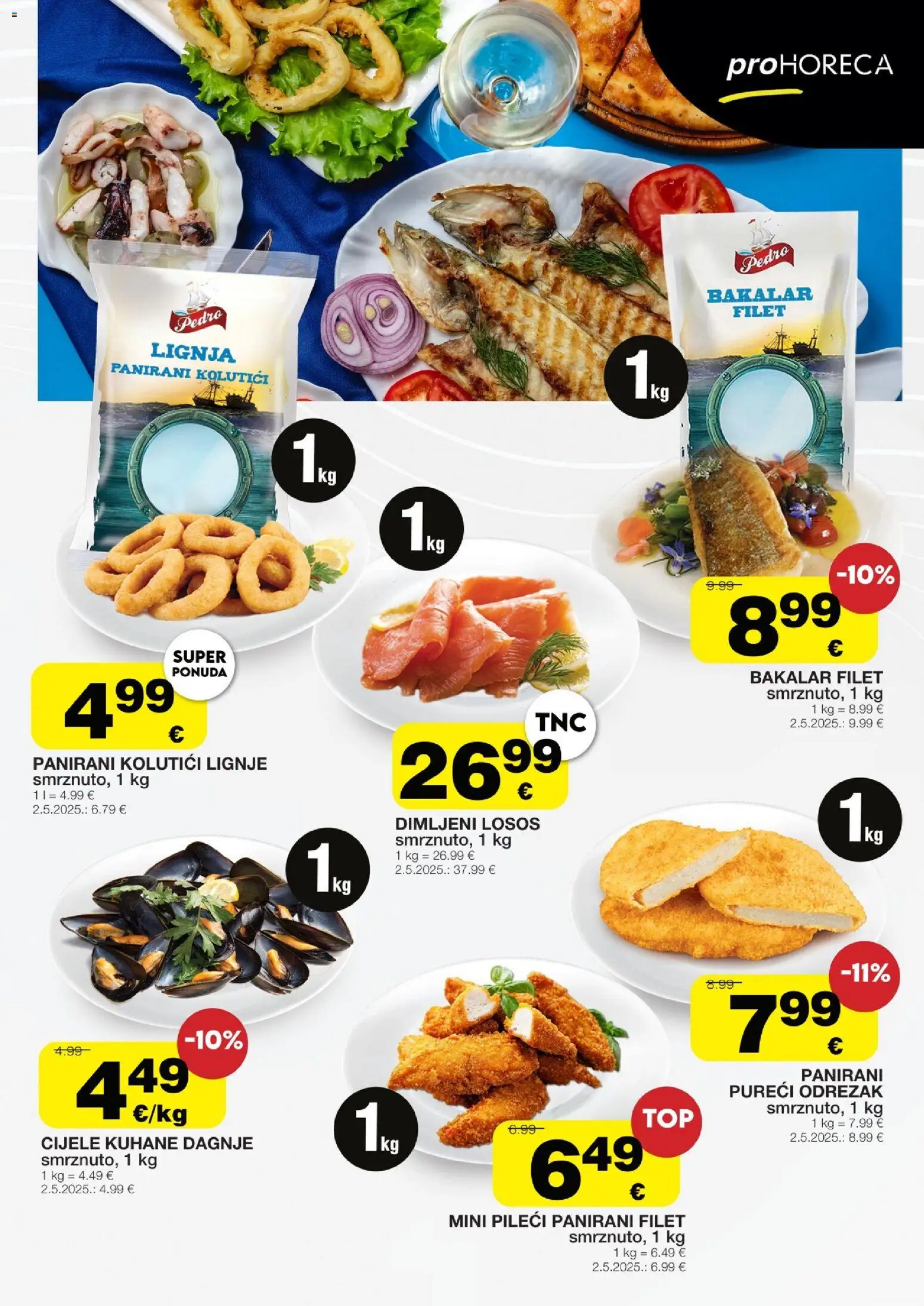 Stanić Diskont katalog | vrijedi od 09.04.2026 | Stranica: 5 | Proizvodi: Dimljeni losos, Losos, Bakalar, Dagnje