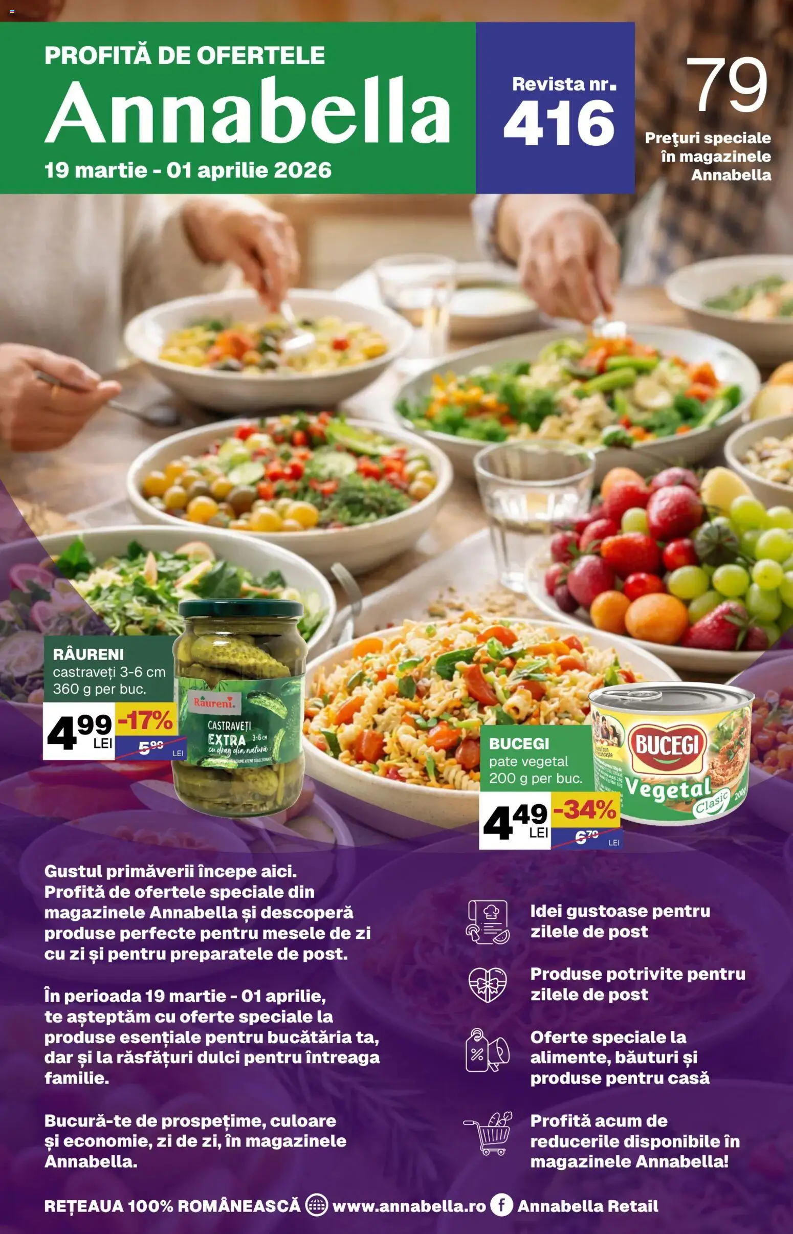 Noul catalog Annabella – valabil de la 19.03.2026 | Pagină: 1 | Produse: Pate, Castraveți