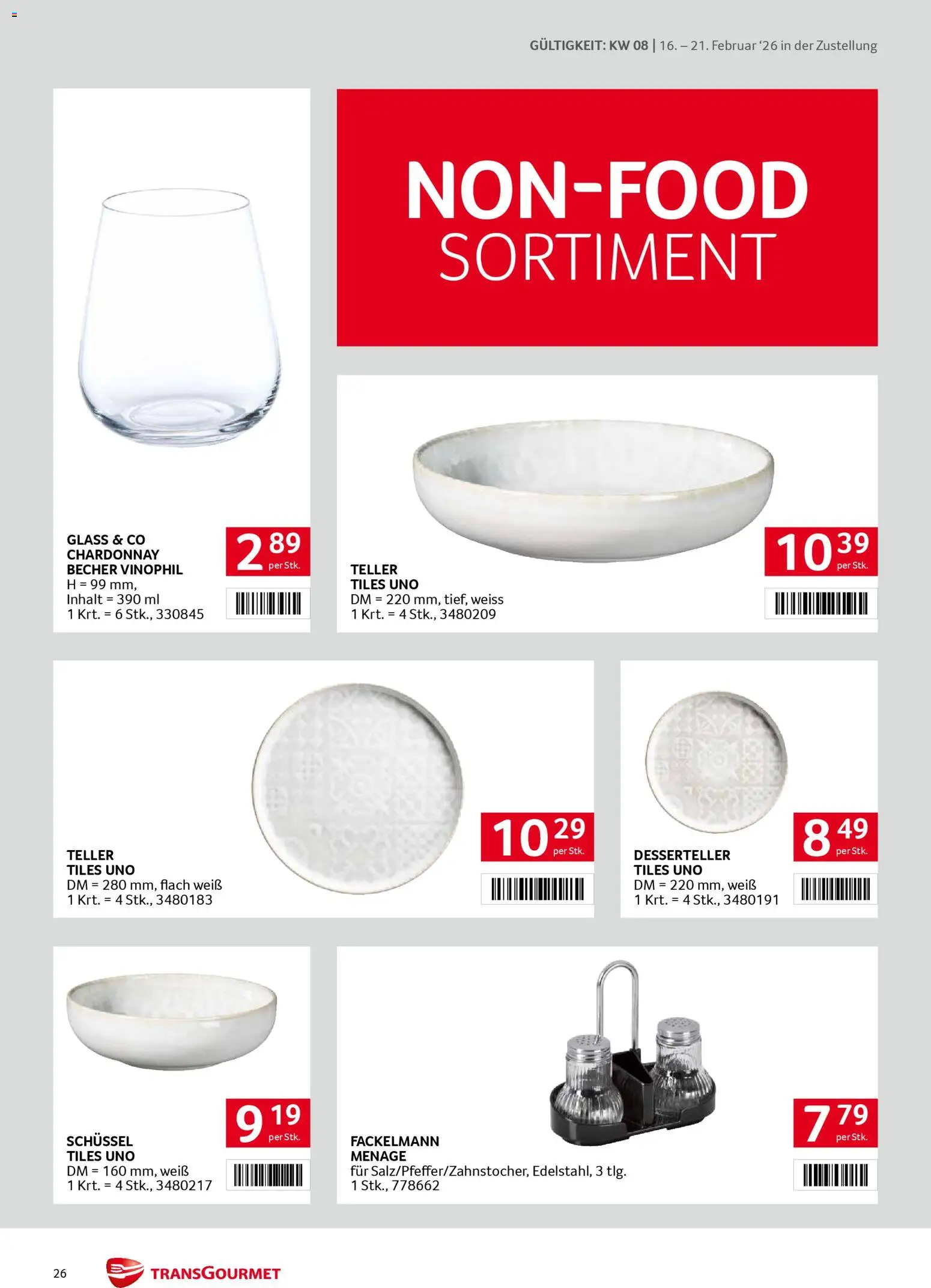 Transgourmet Zustellaktion gültig ab 16.02.2026 | Seite: 26