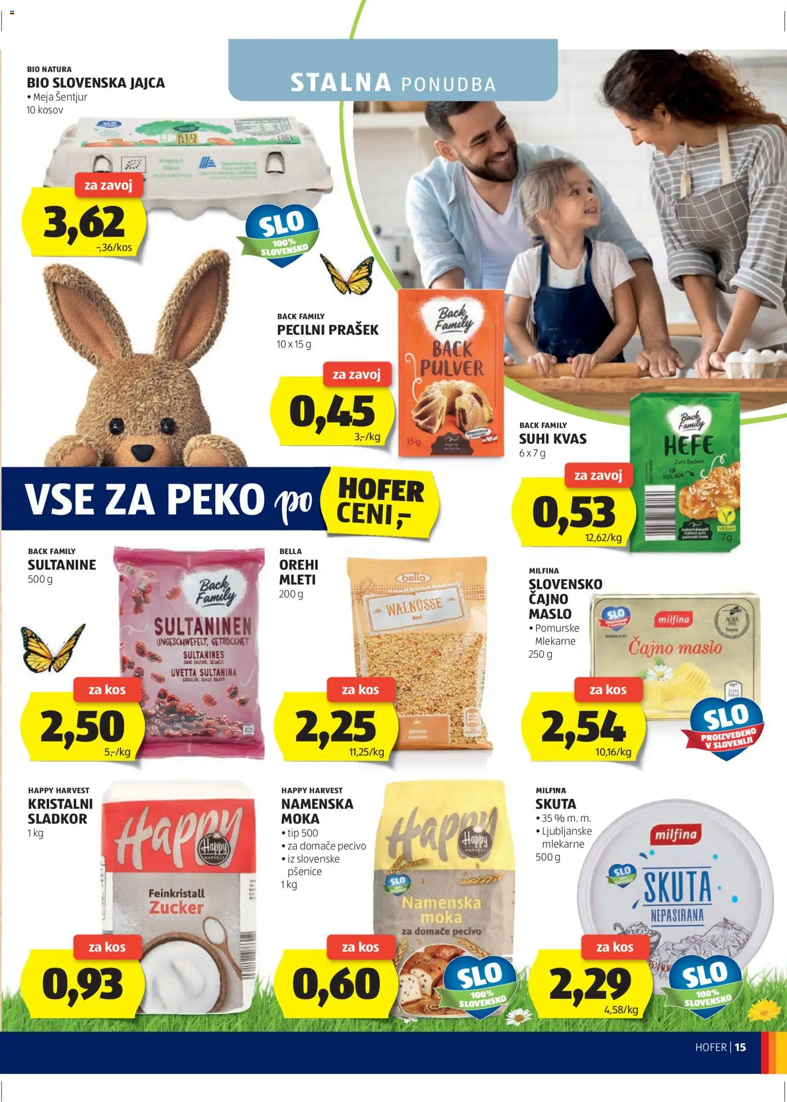 Hofer SI katalog | vrijedi od 25.03.2026 | Stranica: 15 | Proizvodi: Pecivo
