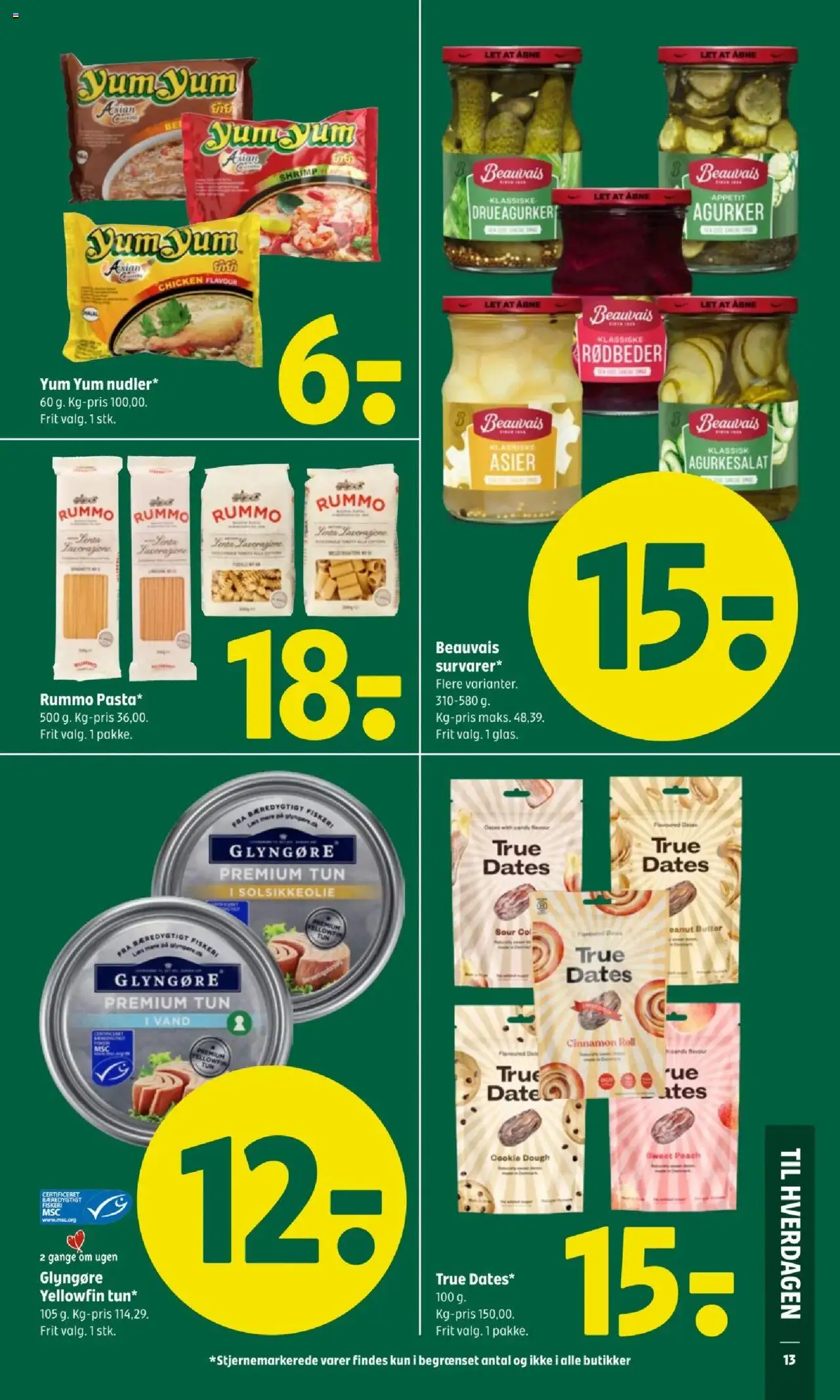 Coop 365 tilbudsavis – gyldig fra 02.10.2025 | Side: 15 | Produkter: Rødbeder, Touca, Agurker, Asier