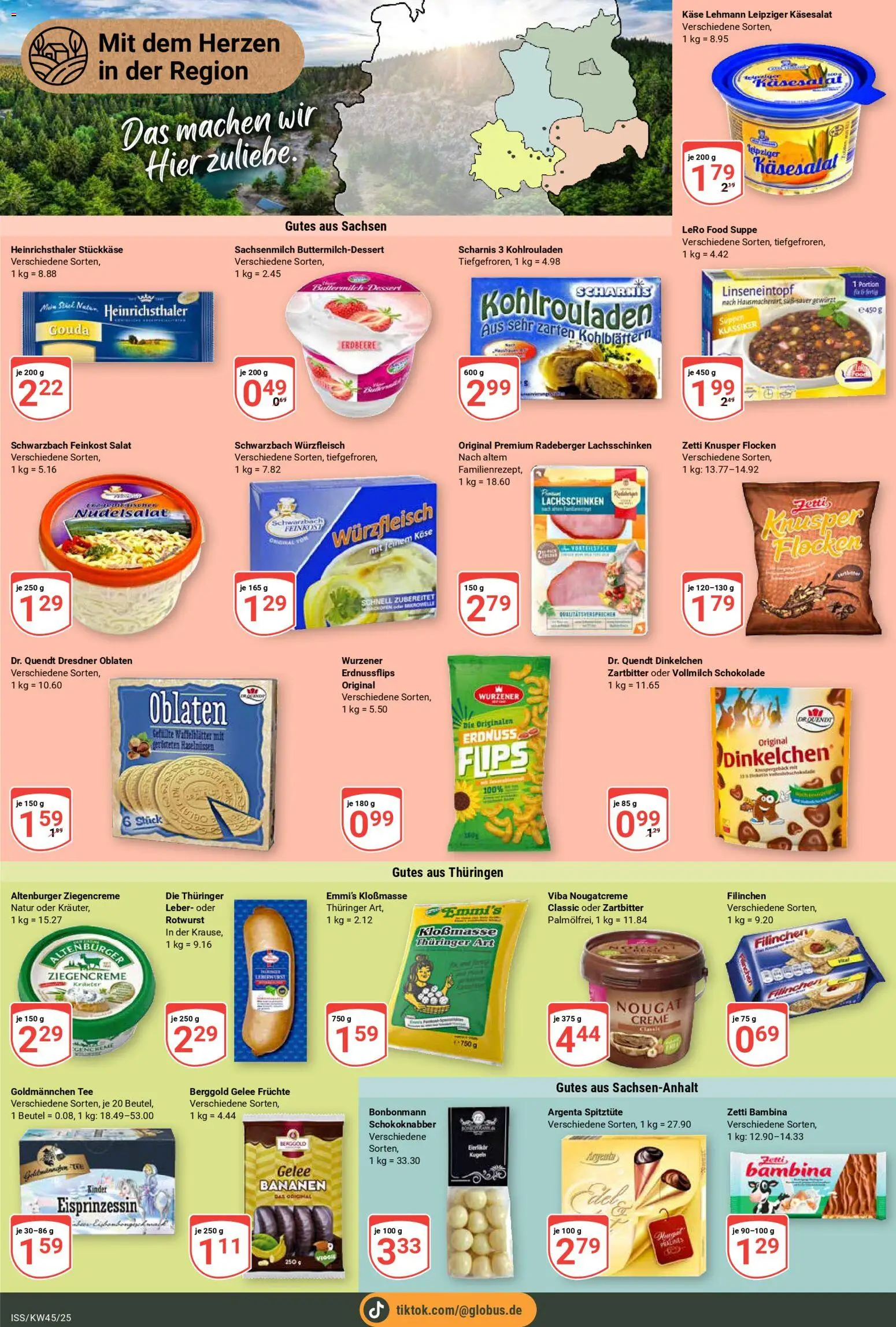 Globus Prospekt 	 – gültig ab 03.11.2025 | Seite: 19 | Produkte: Schokolade, Creme, Flocken, Salat