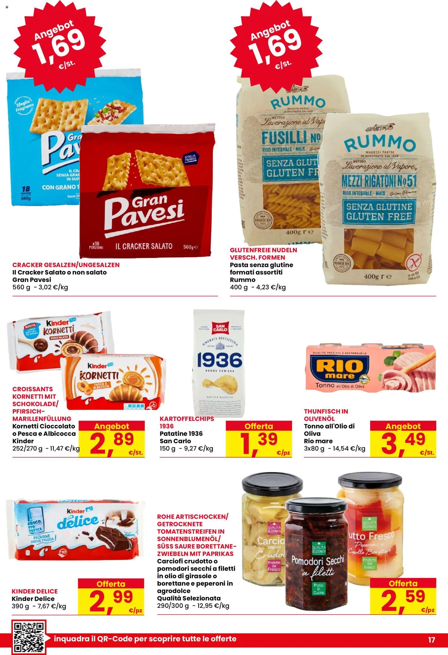 Volantino Despar del 30.10.2025 | Pagina: 17 | Prodotti: Cioccolato, Olio, Tonno, Pomodori secchi