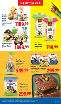Lidl Uskrsa - pregled Lidl kataloga - važi od 26.02.2026